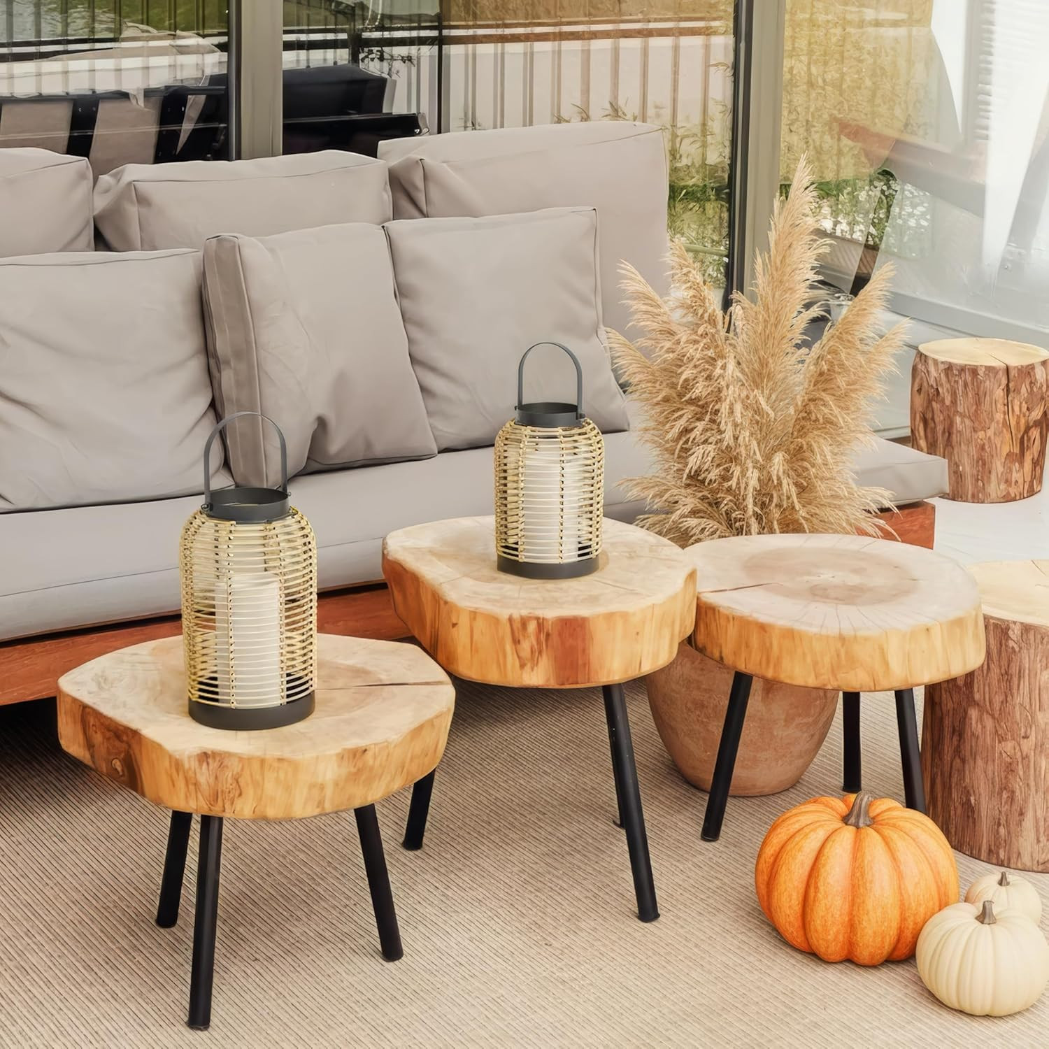 Natural Rattan Boho Lanterns – Handcrafted Chic Decor to Enhance Your Home