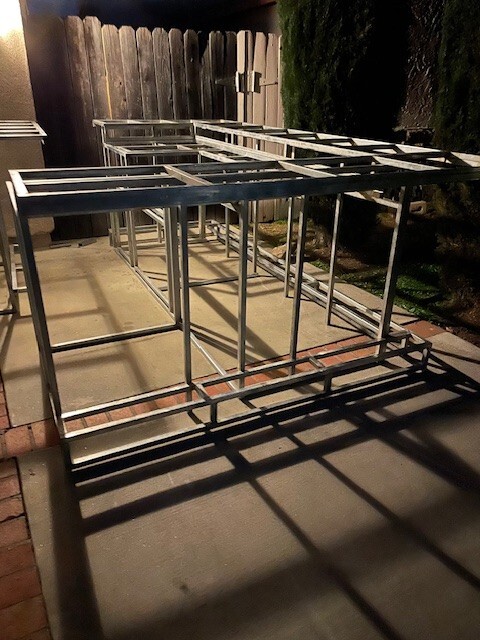 Custom DIY BBQ Island frame kit – any style