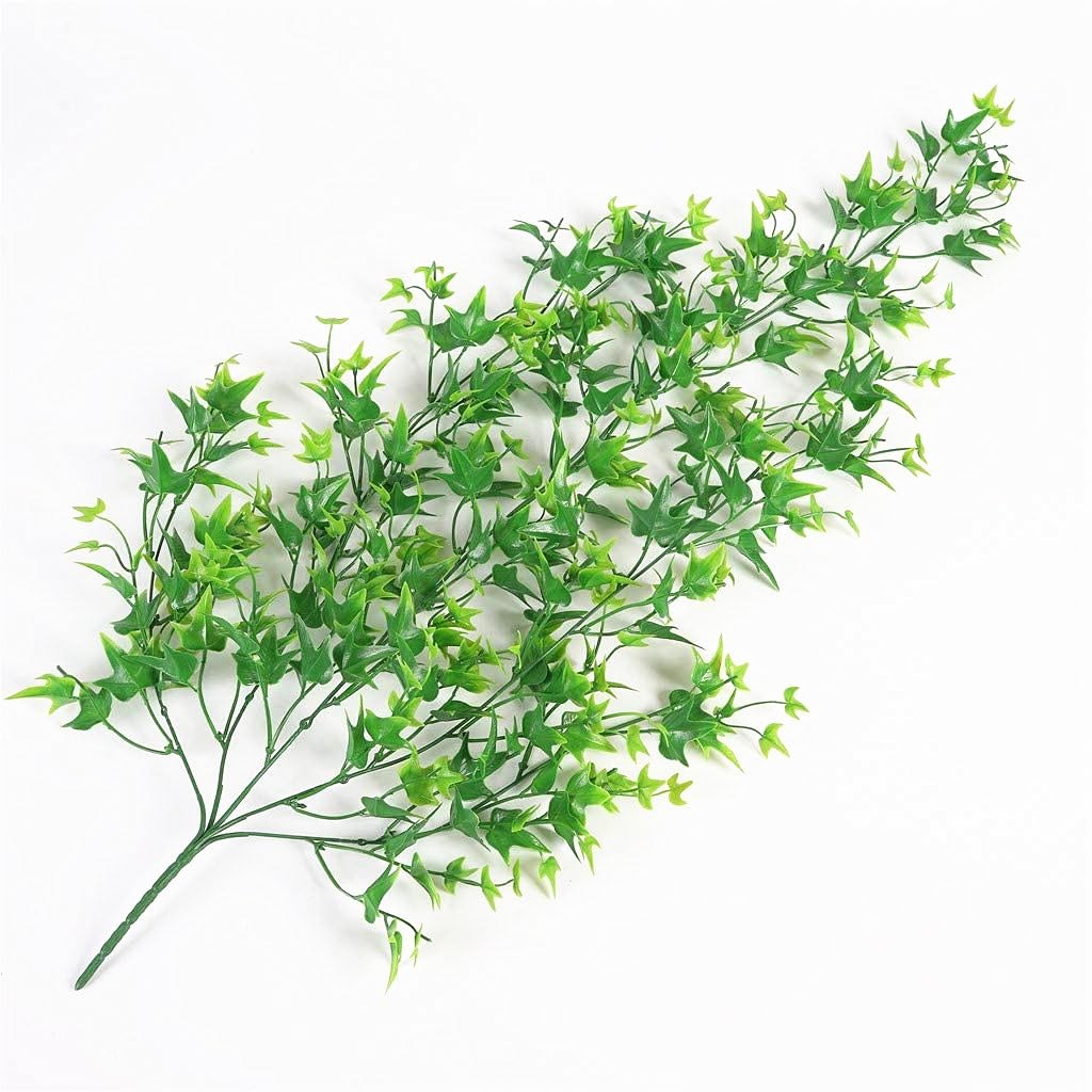 Artificial Hanging Vines, Fake Vine Plastic Plants Sweet Potato Leaves Ivy UV…