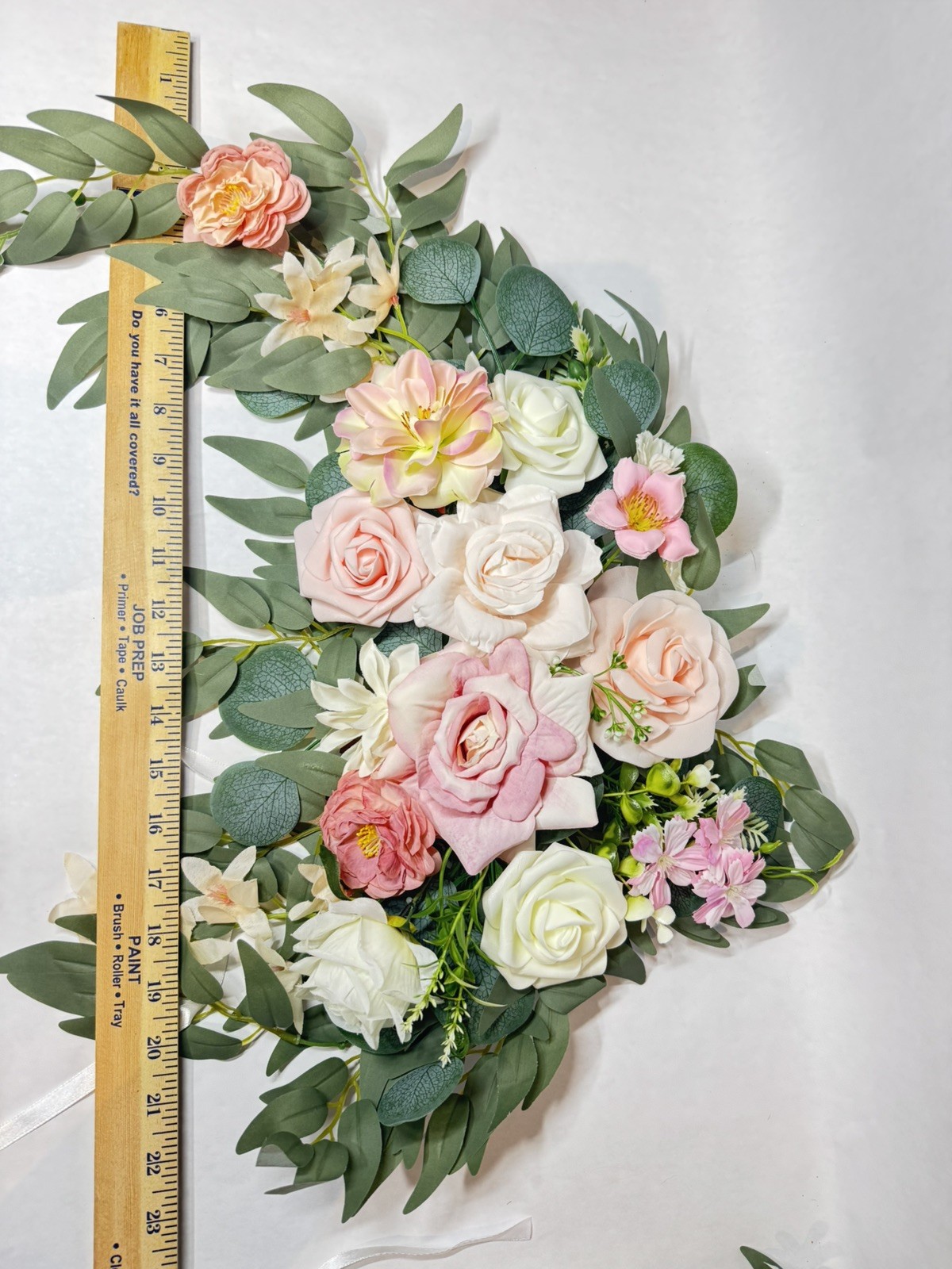 Artificial Wedding Arch Flowers Kit Lifelike Silk Foam Decoration Events New