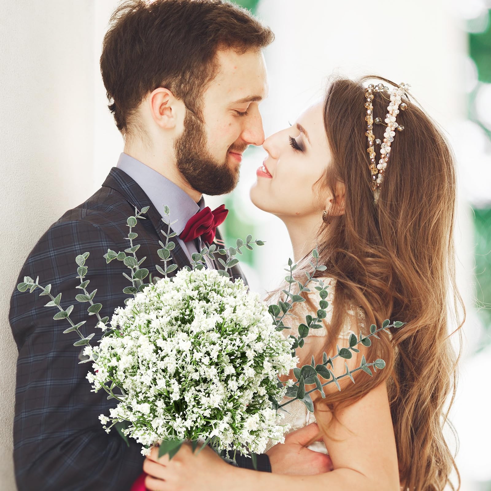 80 Pcs Babys Breath Artificial Flowers Bulk Babys Breath Flowers Gypsophila B…