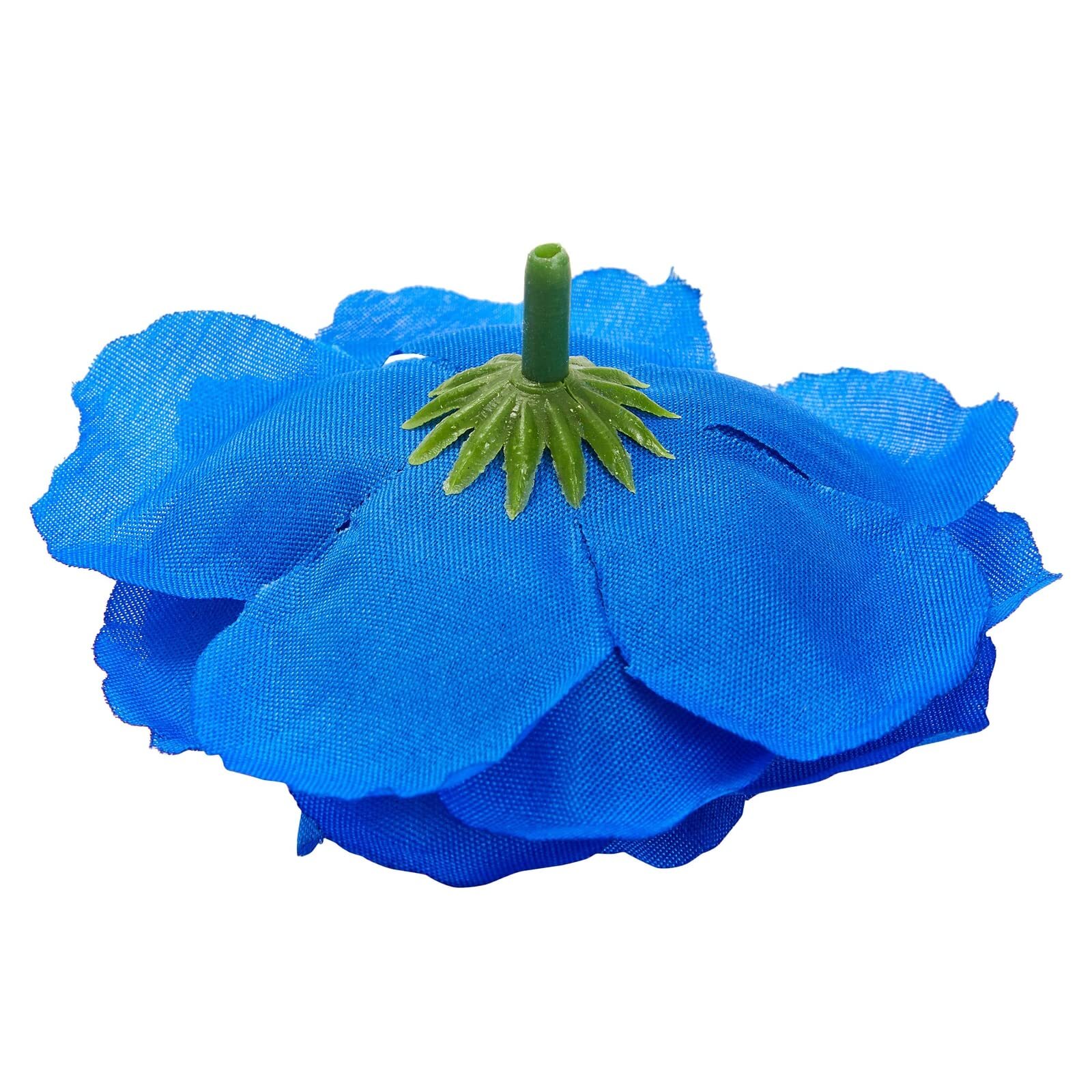 50 Pack 3 In Stemless Silk Roses Artificial Flowers for Wedding Decor, Champagne