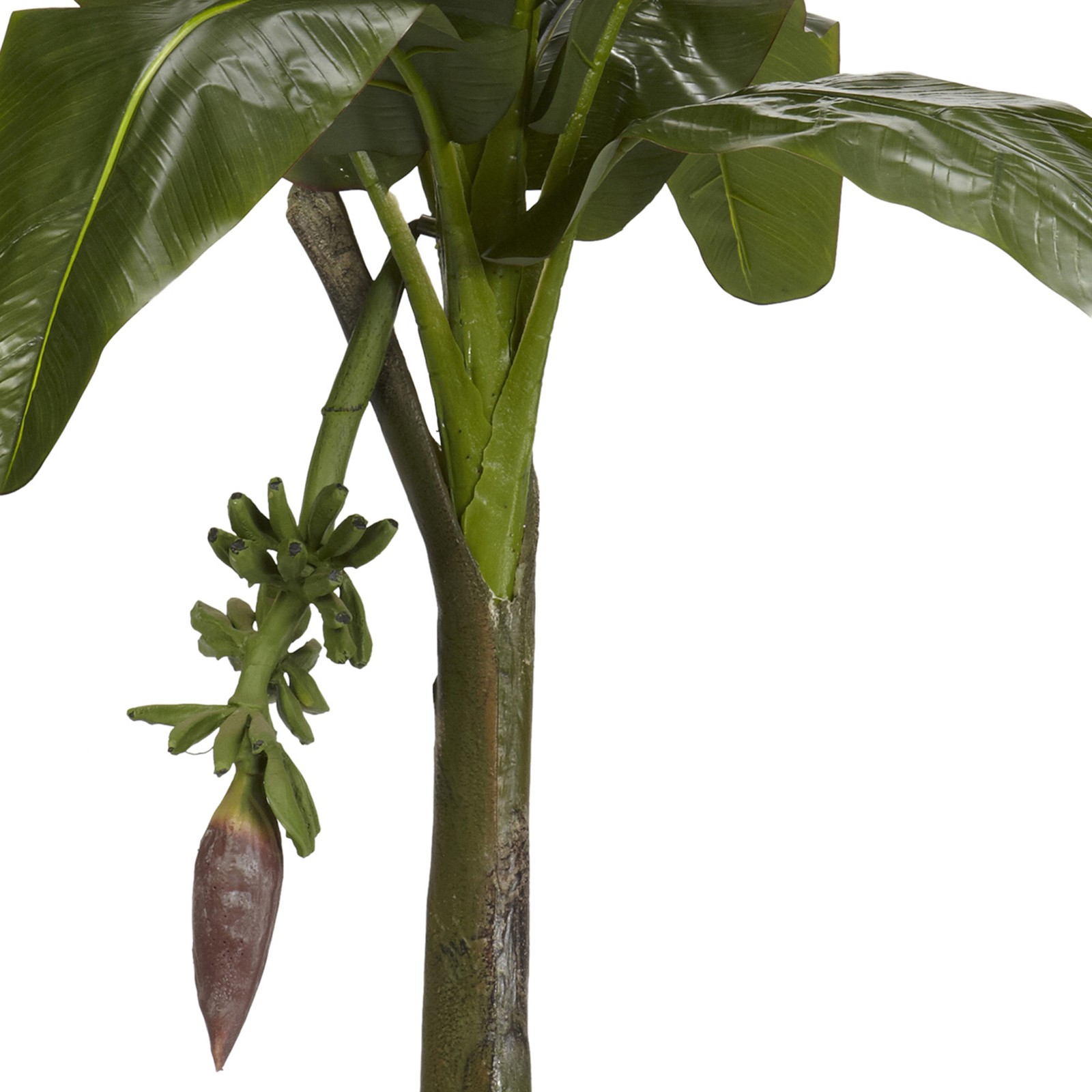 Nearly Natural 72″ Banana Silk Tree Real Touch with Tiny Sprout Bananas in Green