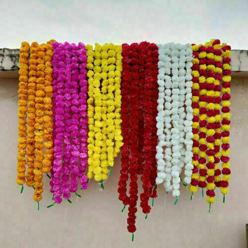 50 pc Indian Handmade Wedding Party Special Home Decor Strings Plastic Garlands
