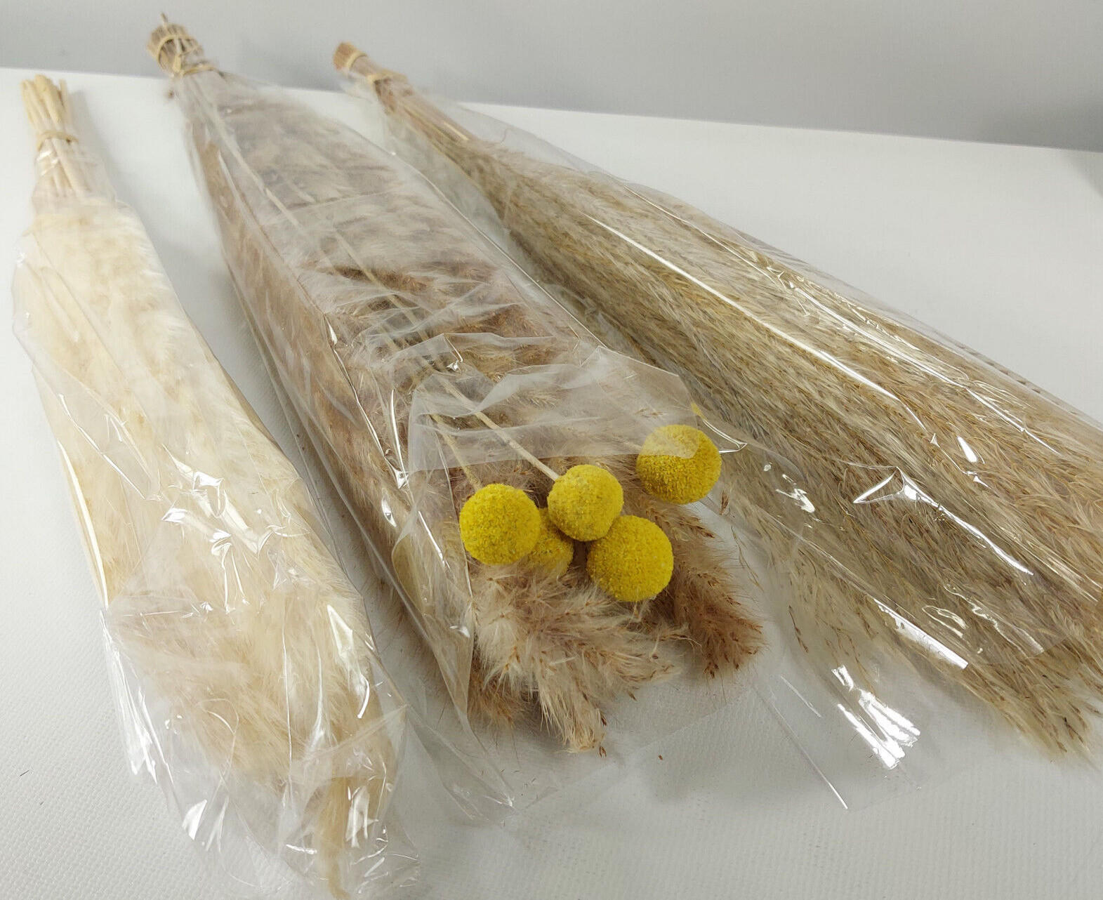 GLICRILI 65 Piece Natural Dried Pampas Grass Bouquet