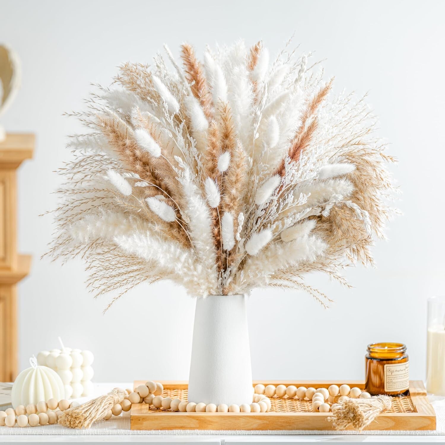 Natural Dried Pampas Grass (96 PCS)