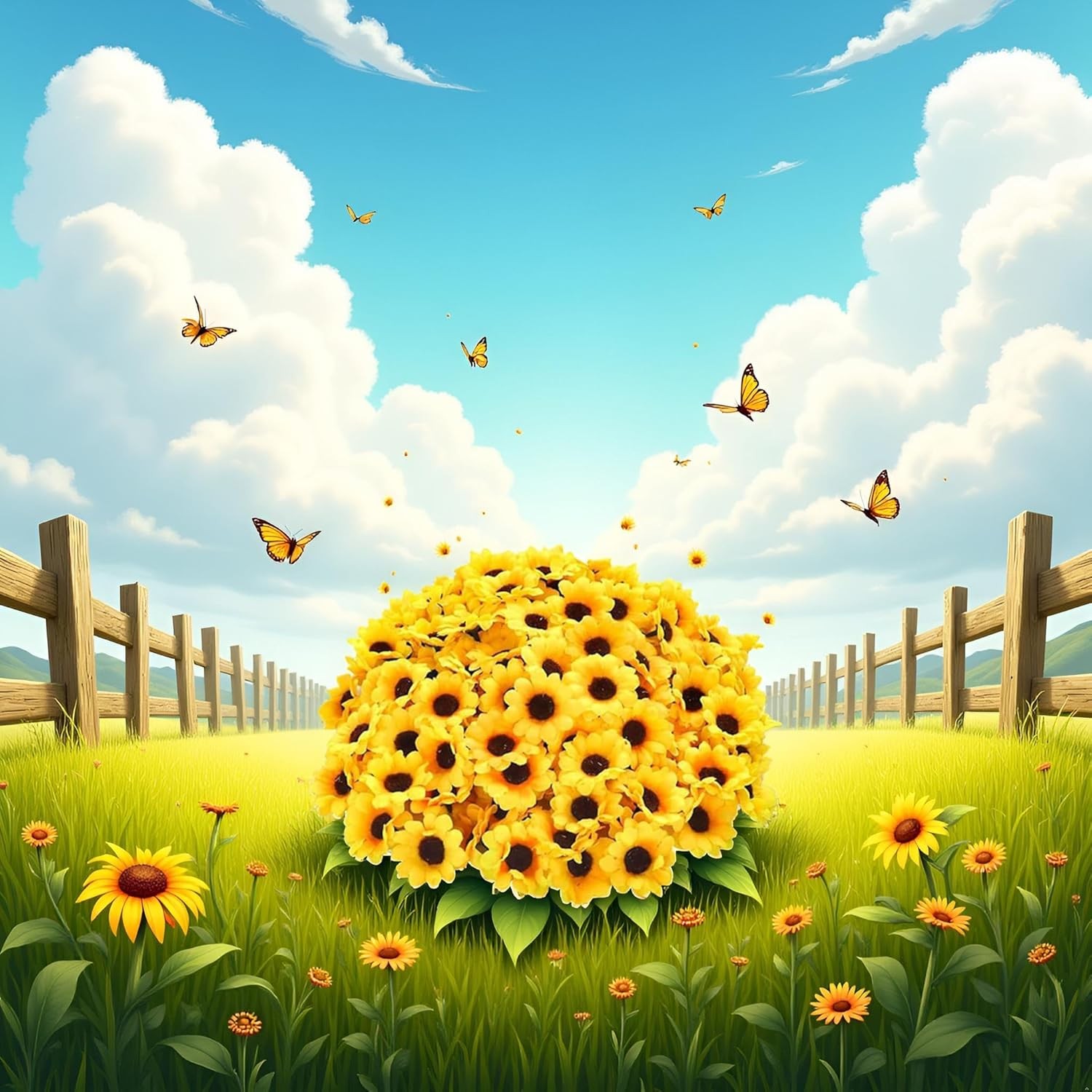 100 Pcs Mini Yellow Artificial Sunflower Heads for Craft and Decor
