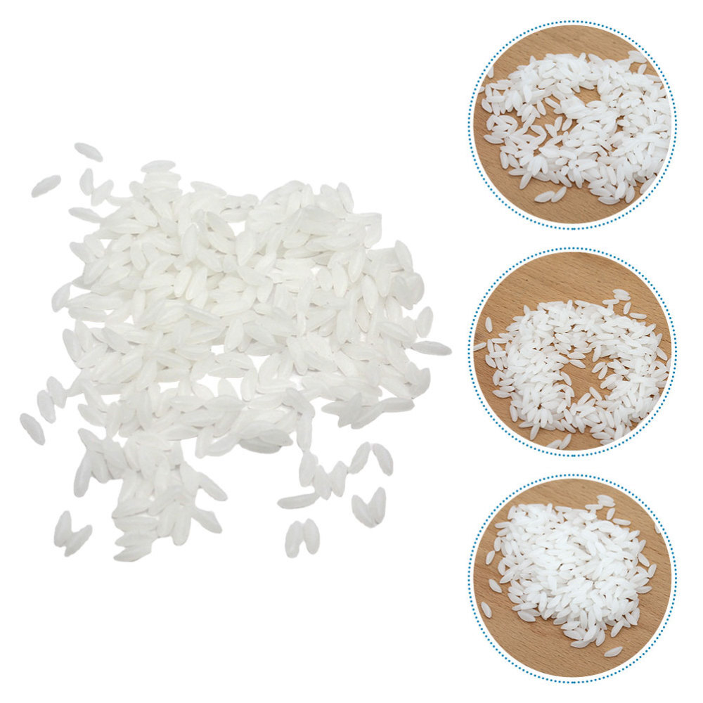 Simulation Rice Model Lifelike Craft Props Realistic Ornament Fake Food Display
