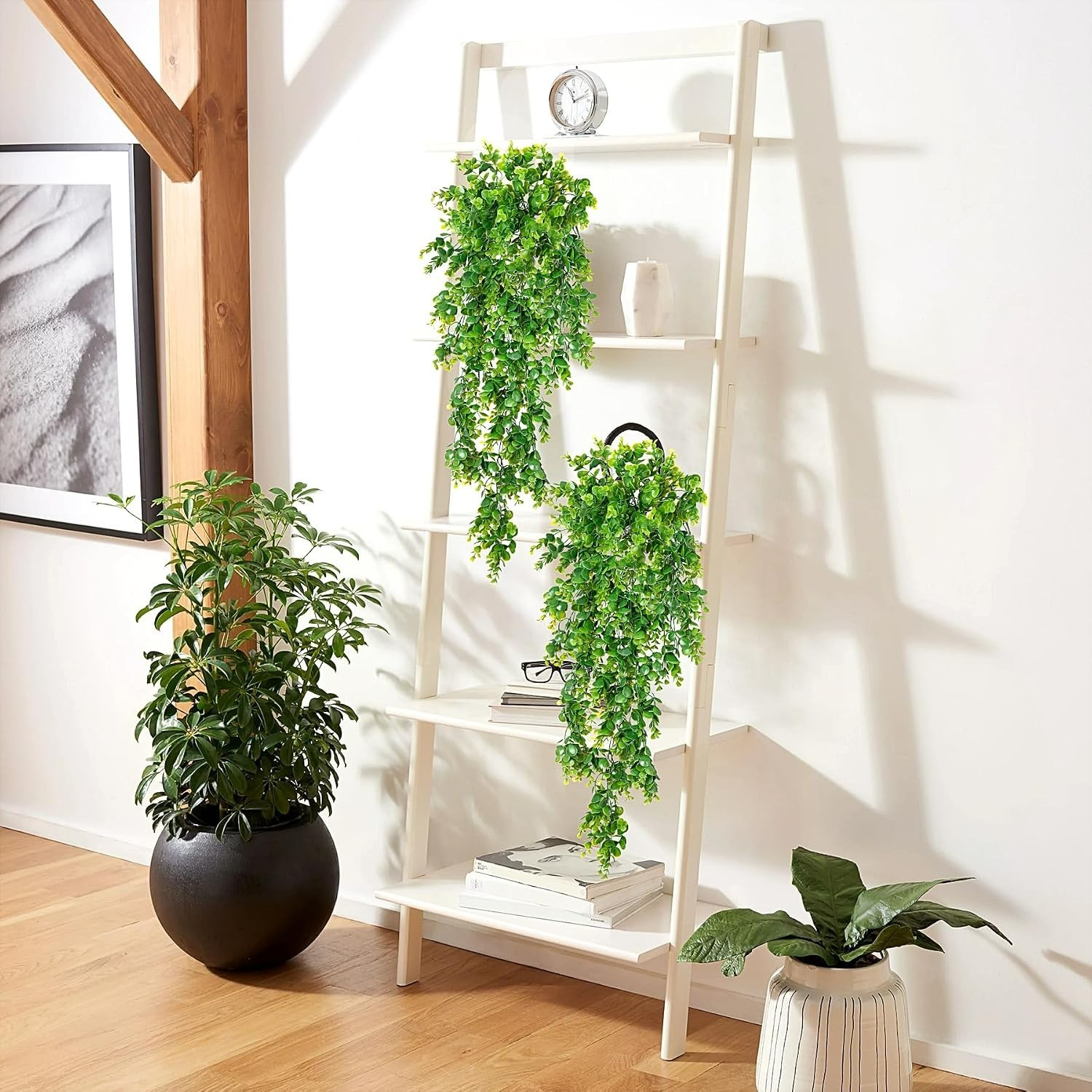 Versatile 2pcs Artificial Eucalyptus Vines for -Round Home & Garden Decor