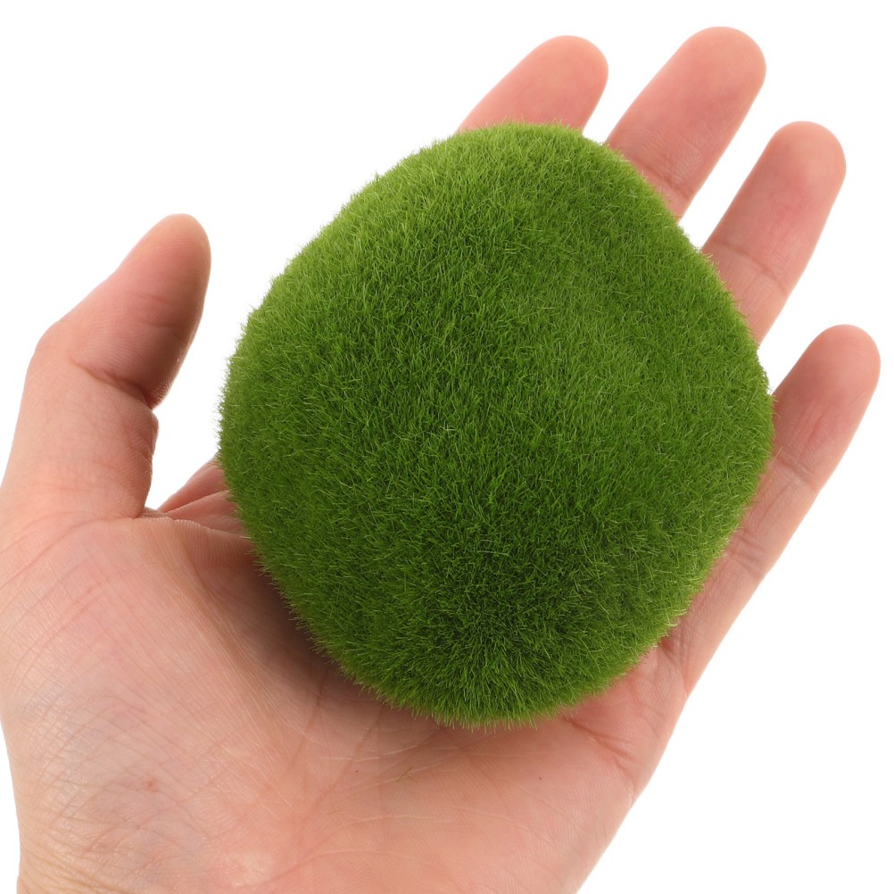 20 Pcs Simulation Moss Stone Realistic Artificial Rocks Decorative Faux