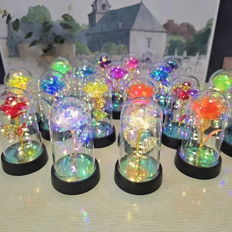 Eternal LED Rose Flower Gift for Valentine Anniversary Wedding Gift/Décor