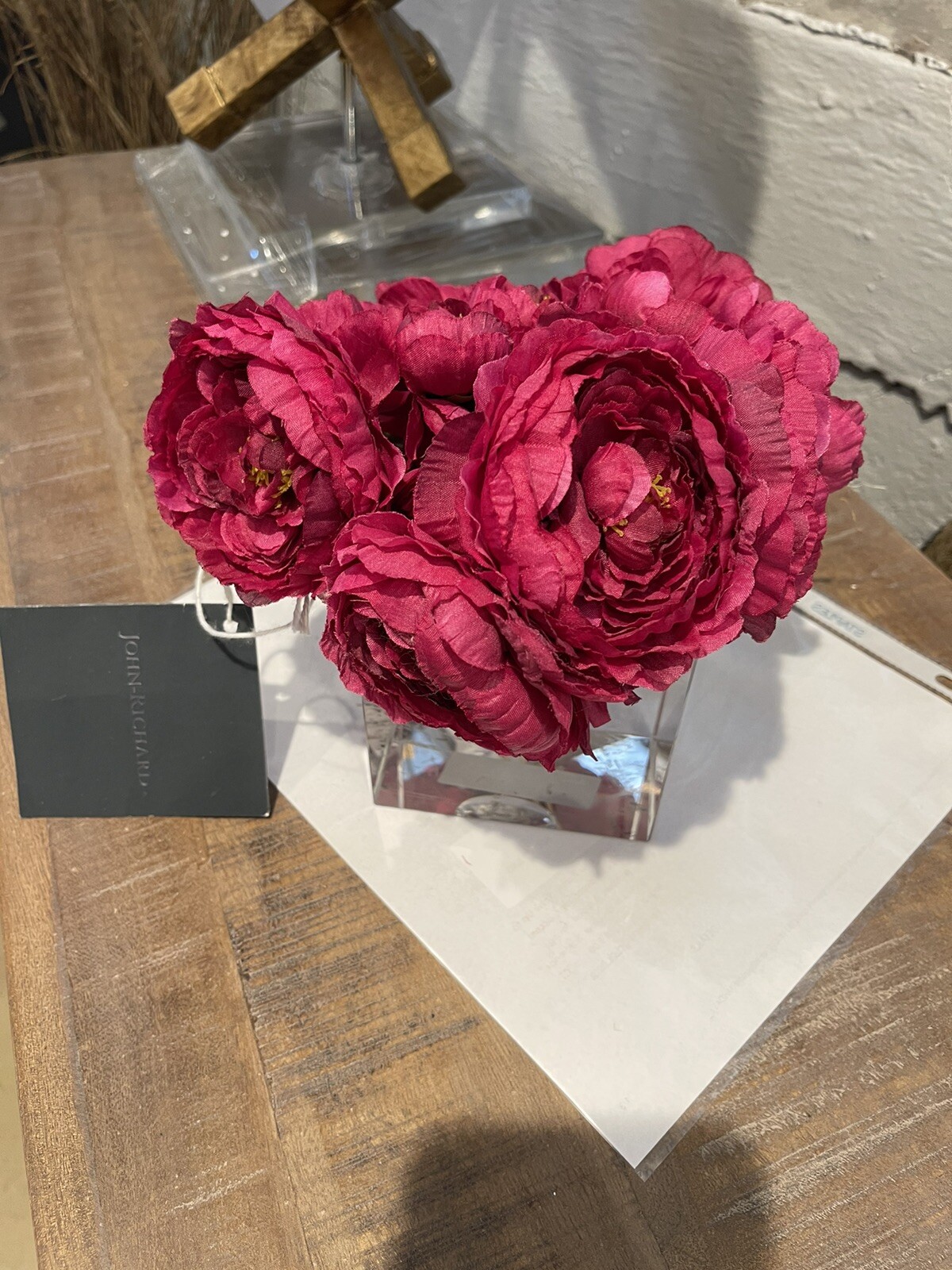 JOHN – R1CHARD Collection- Plum Delight Faux Floral Arrangement