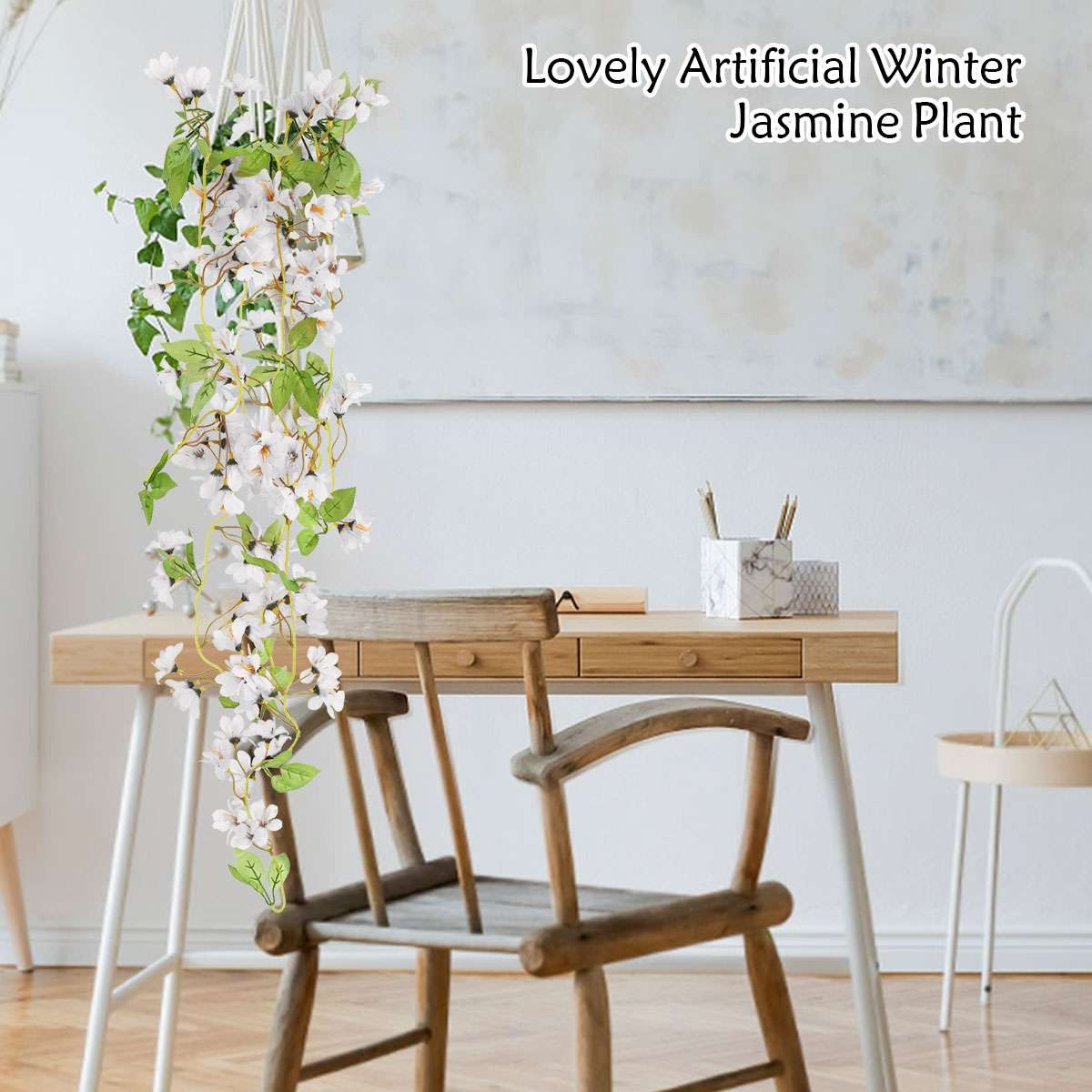 Artificial Fake Flowers Vine Garland Hanging Plants Home Wedding Xmas Wall Decor