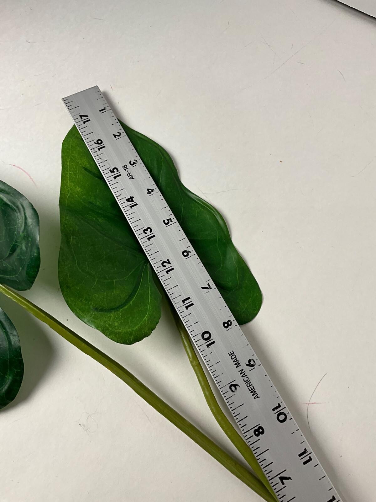 2 Leave Artificial Calla Lily Plant Stems NWT 27 inches long