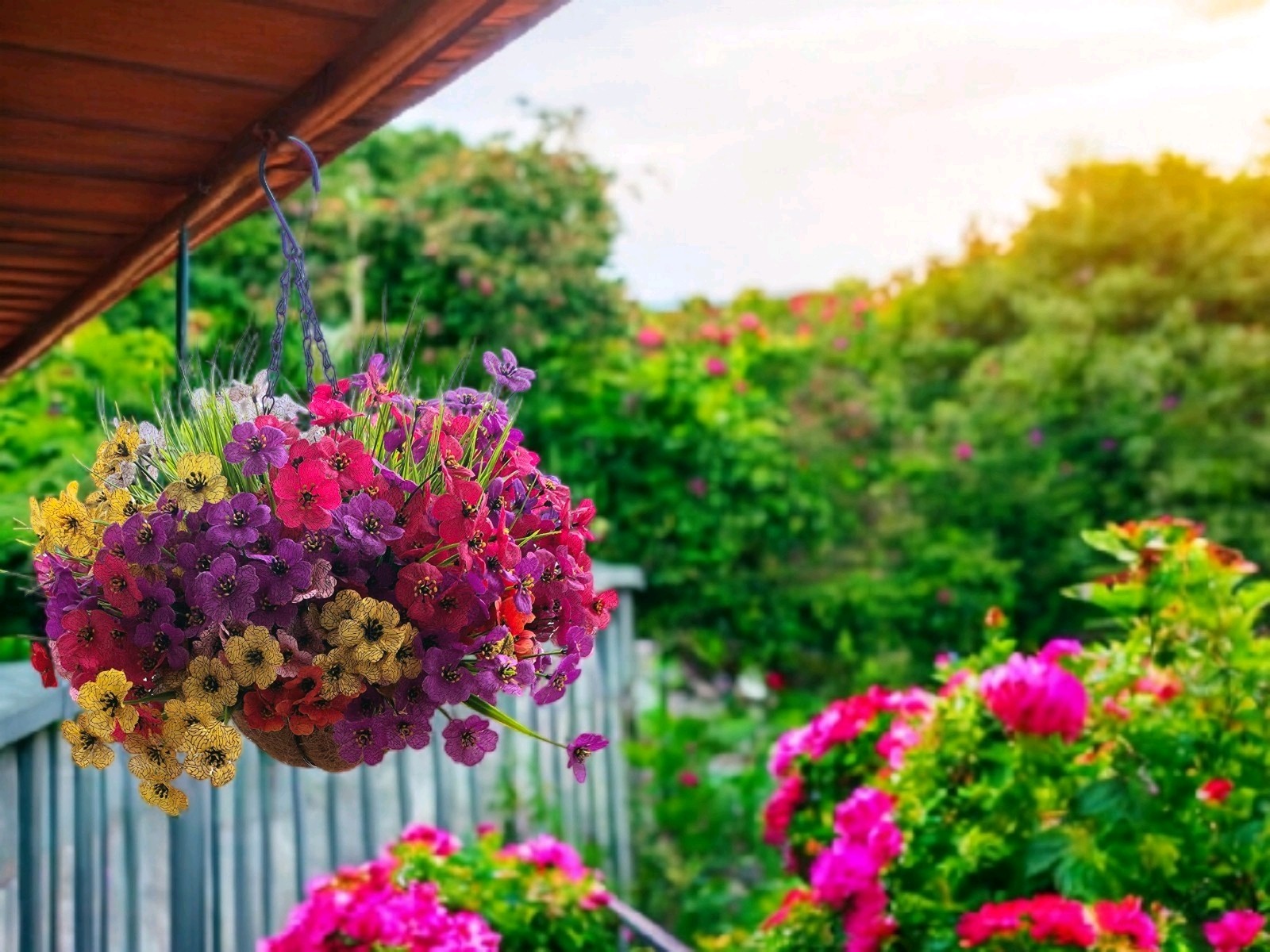 24 Bundles Colorful Beautiful fantasy-style artificial flower (not realistic)