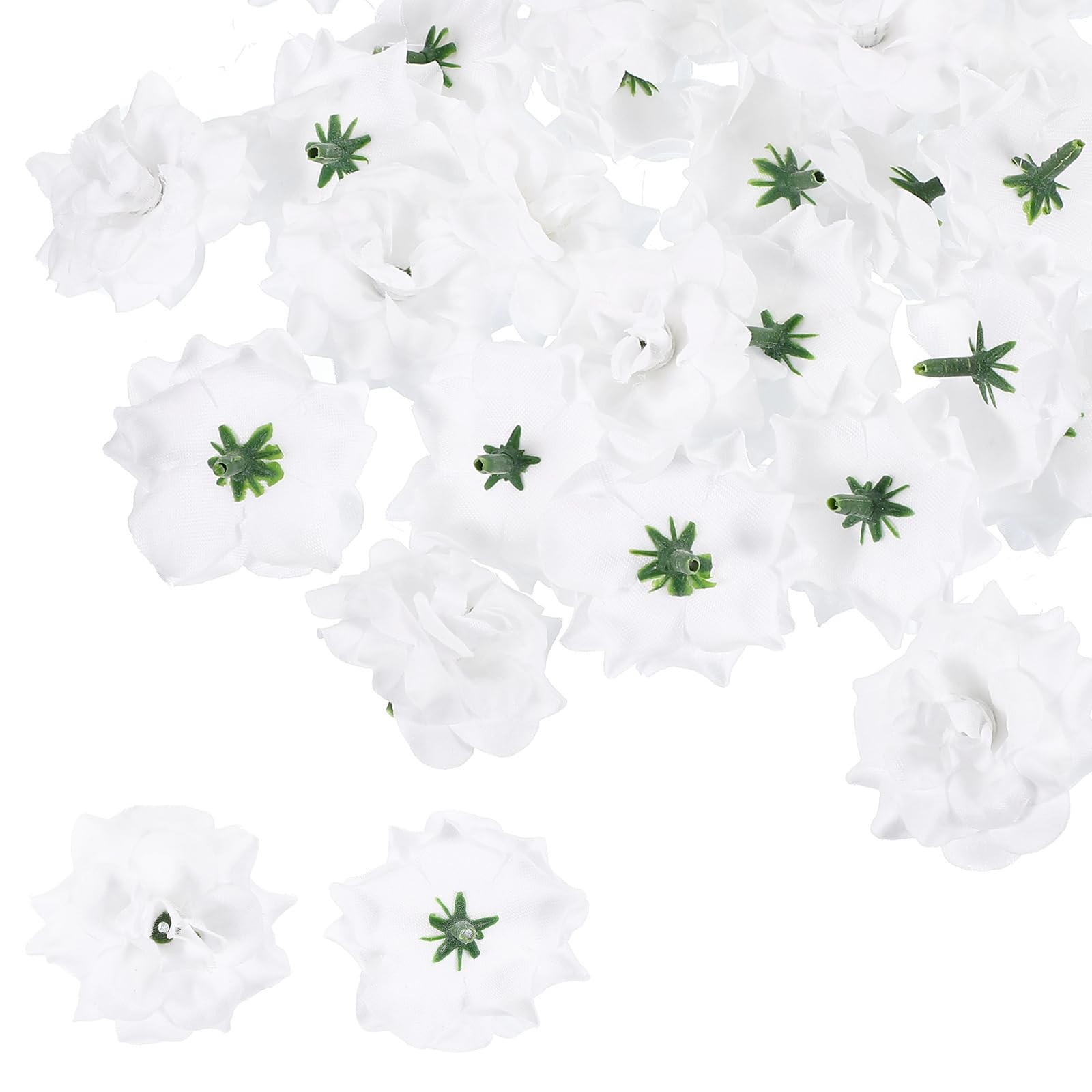 PATIKIL 1.77 Inch Artificial Roses Head, 100 Pcs Fake Flowers Wedding Faux Flowe