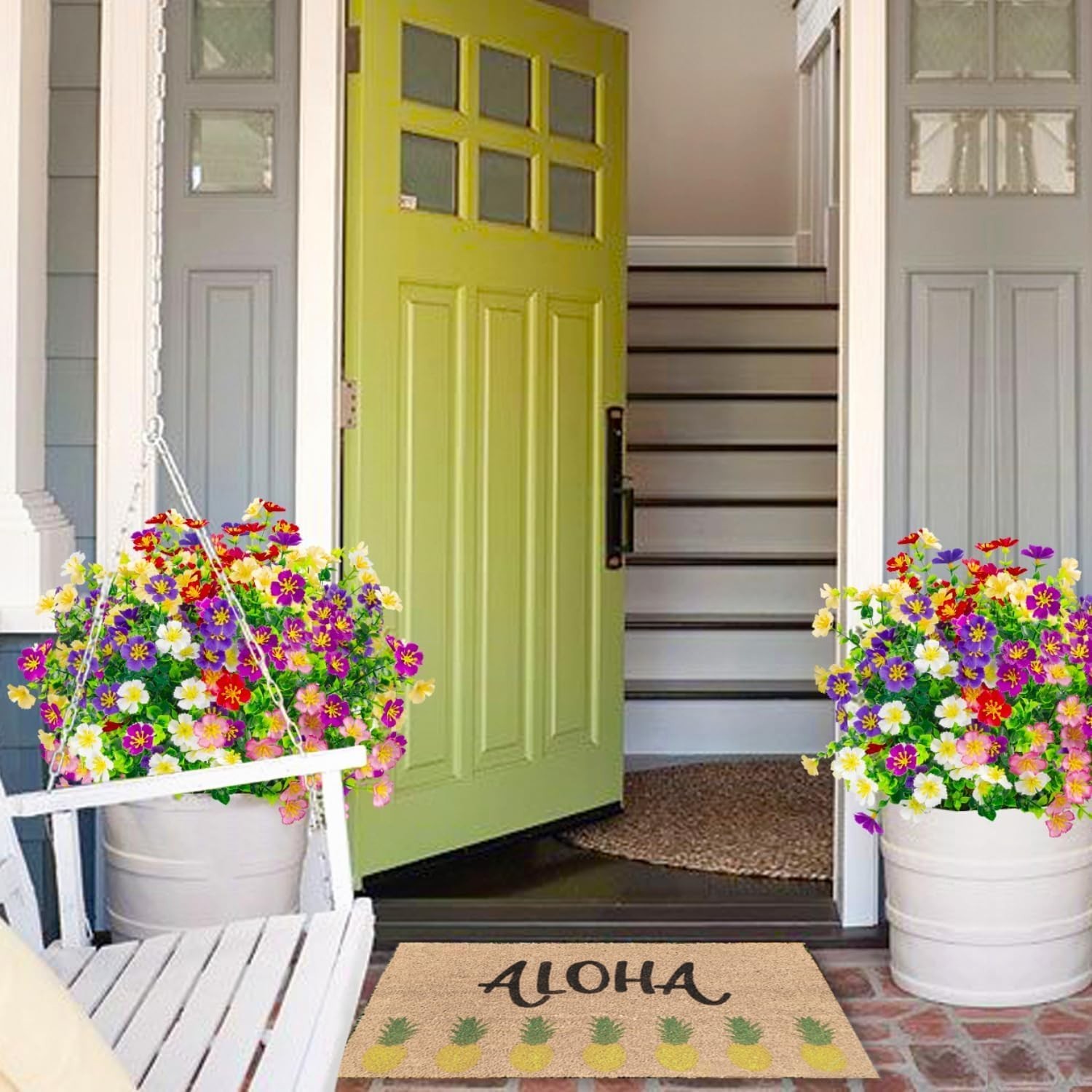 Realistic 24 Bundle Silk Flowers – Maintenance-Free for Stunning Home Decor