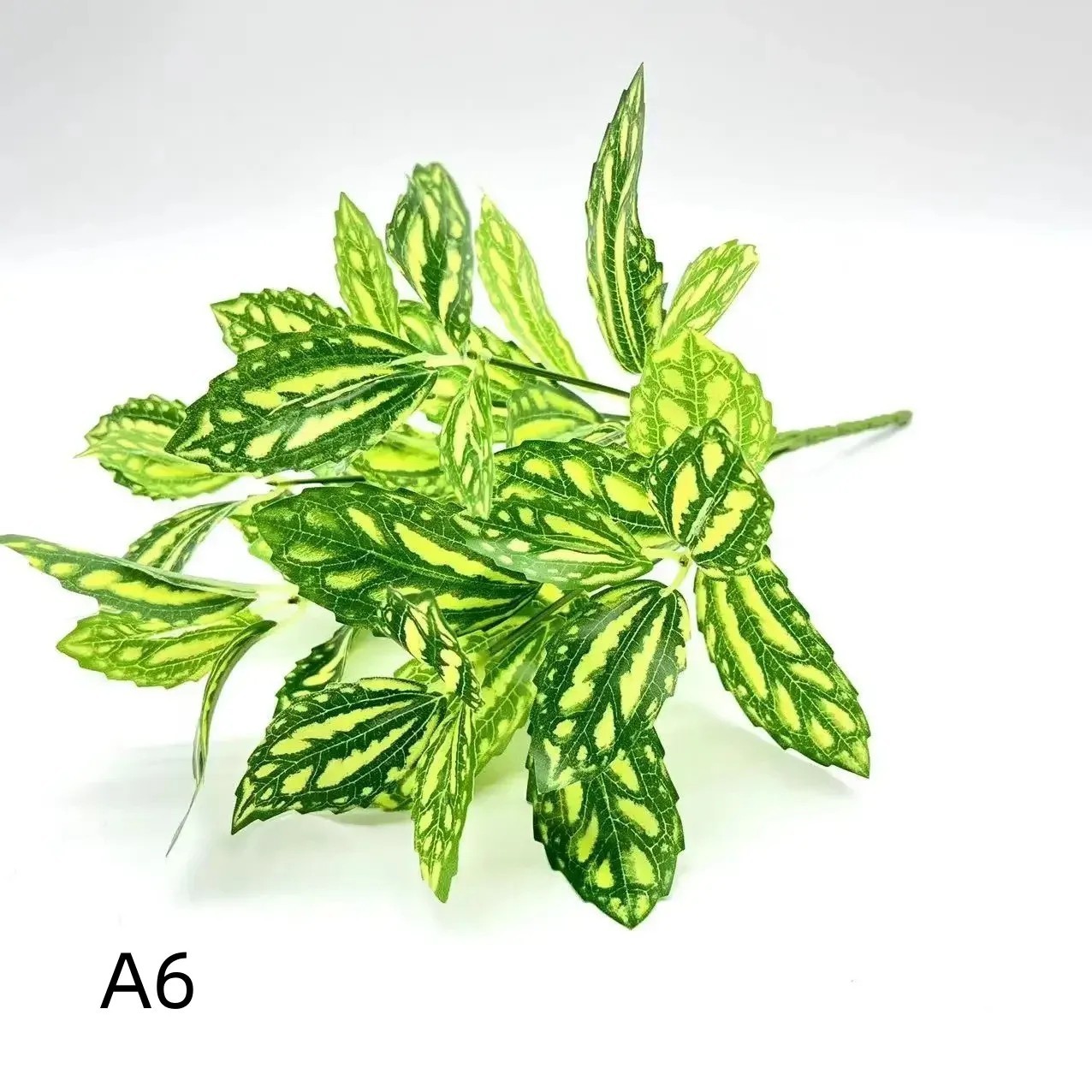 Artificial Green Plant Leaves Fake Foliage Bush Indoor Home Office Garden Decora