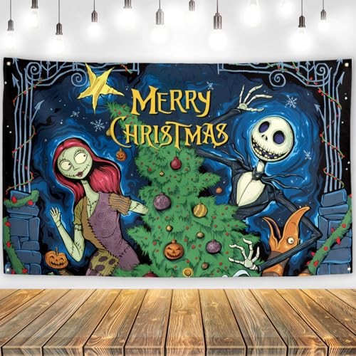Christmas Decorations Back Drop Banner New Year Winter Xmas Decor for Home