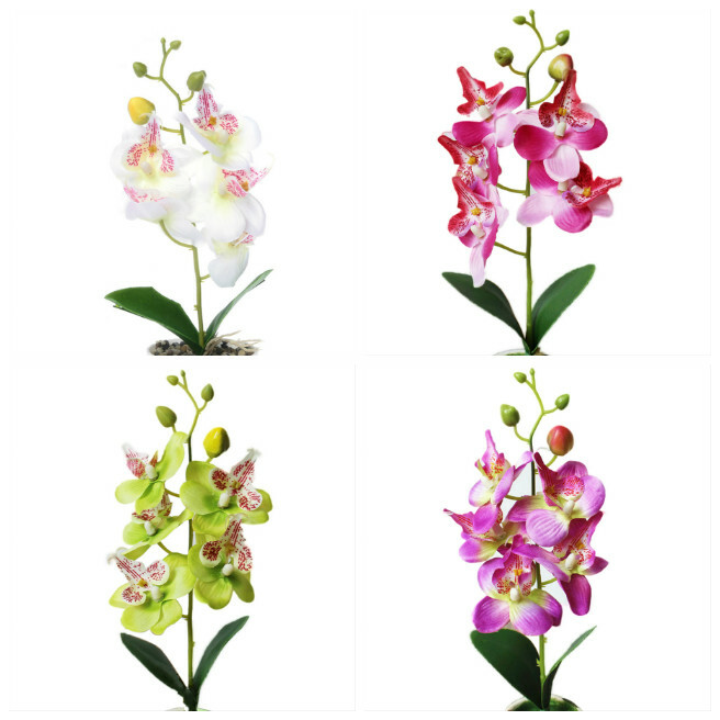 Artificial Butterfly Orchid Flowers Wedding Party Home Decor Fake Flower