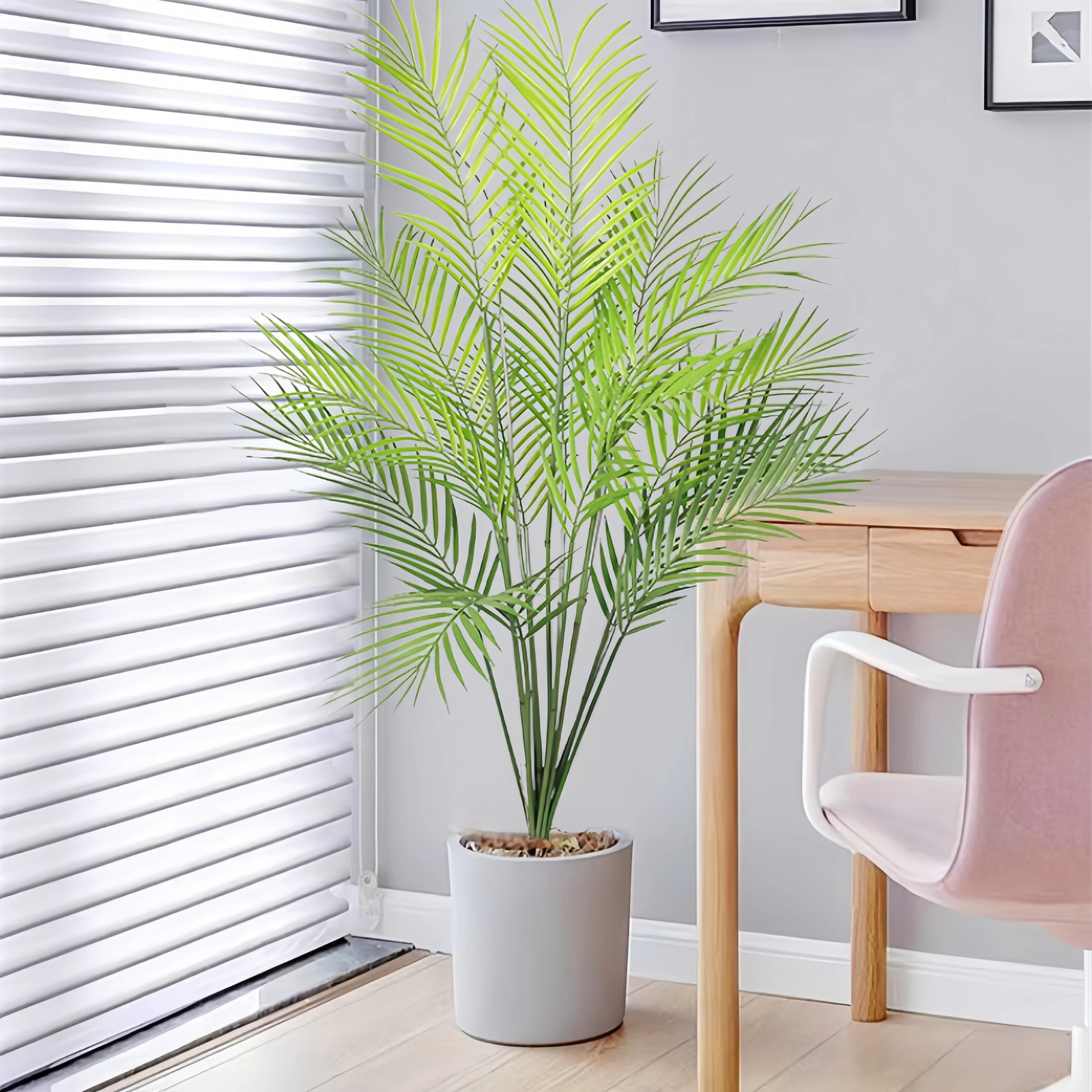Large Artificial Palm Tree Realistic Tropical Fake Plant Indoor Outdoor Display