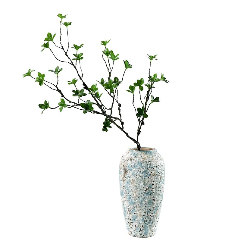 43″ Artificial Eucalyptus Branches Ficus Twigs Fern Fake Tree Trunk Greenery …