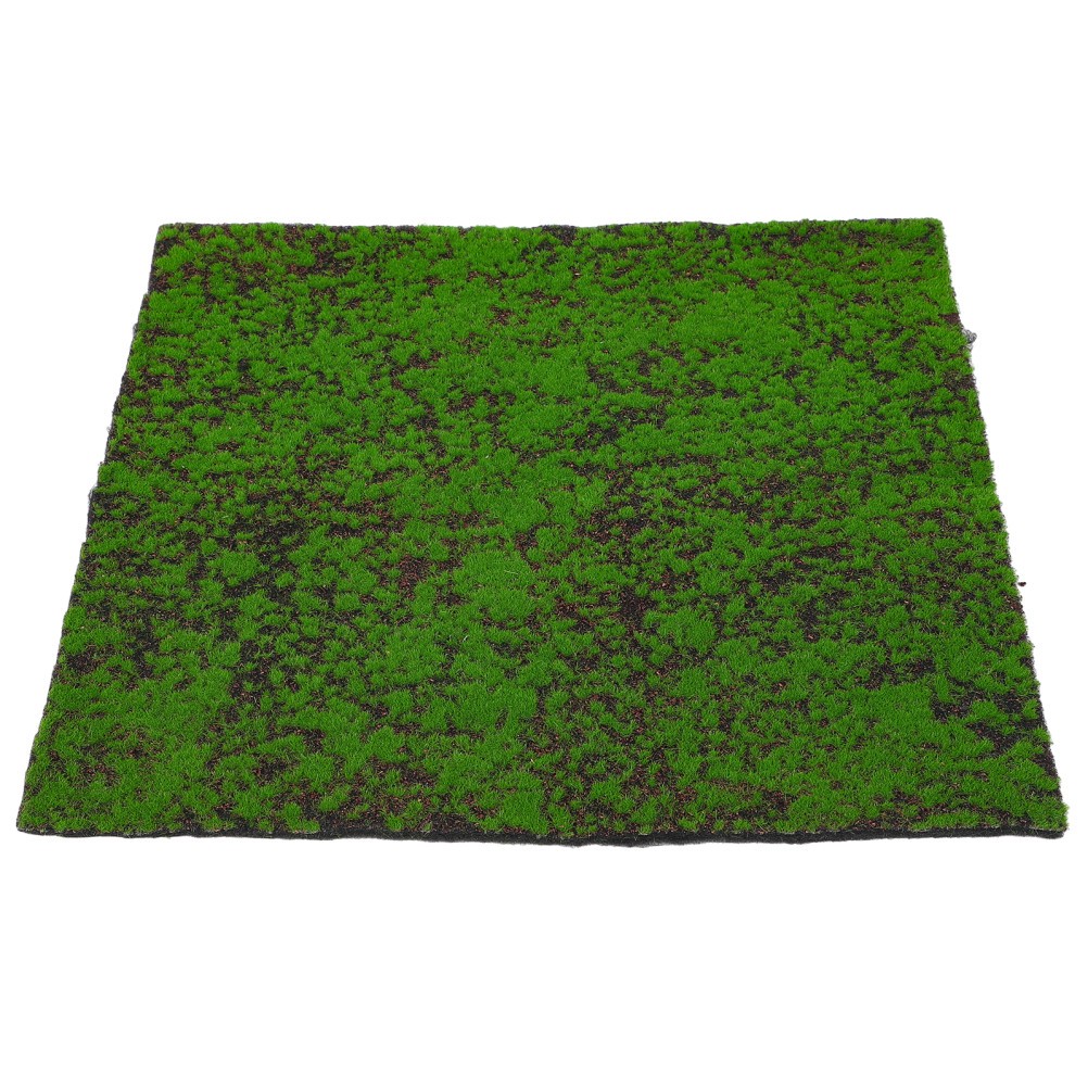 Artificial Moss Lawn Mat for Rustic Farmhouse Decor and Small Landscape Design