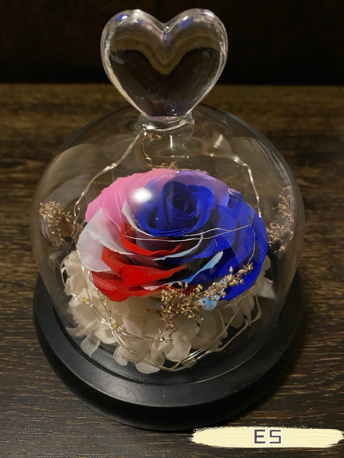 Eternal Rose flower Preserved rose everlasting rose flower gift with Led Light