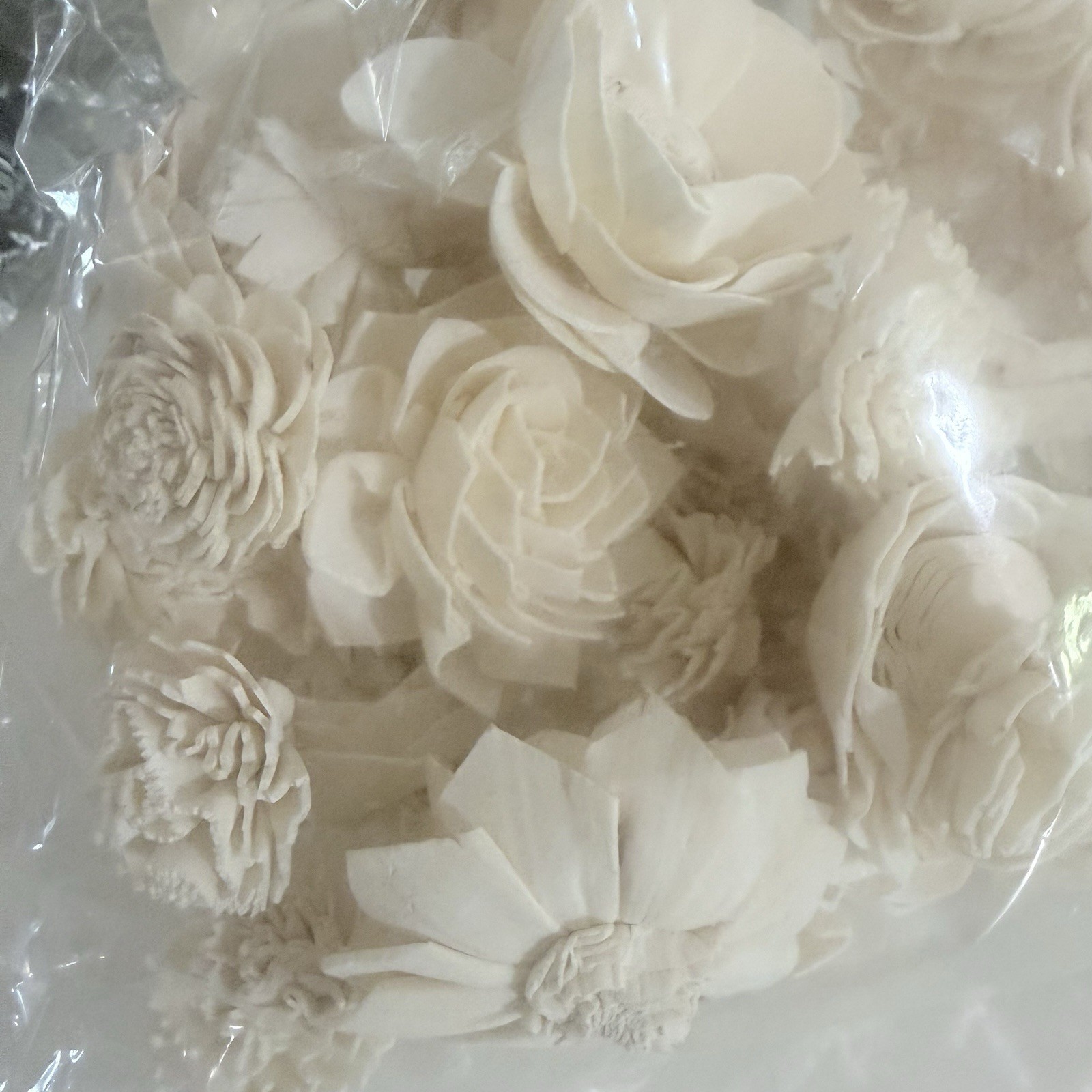 Sola Wood Flowers Raw Random Bundle Lot Assortment Size 1″–3″, Raw Black No Bark