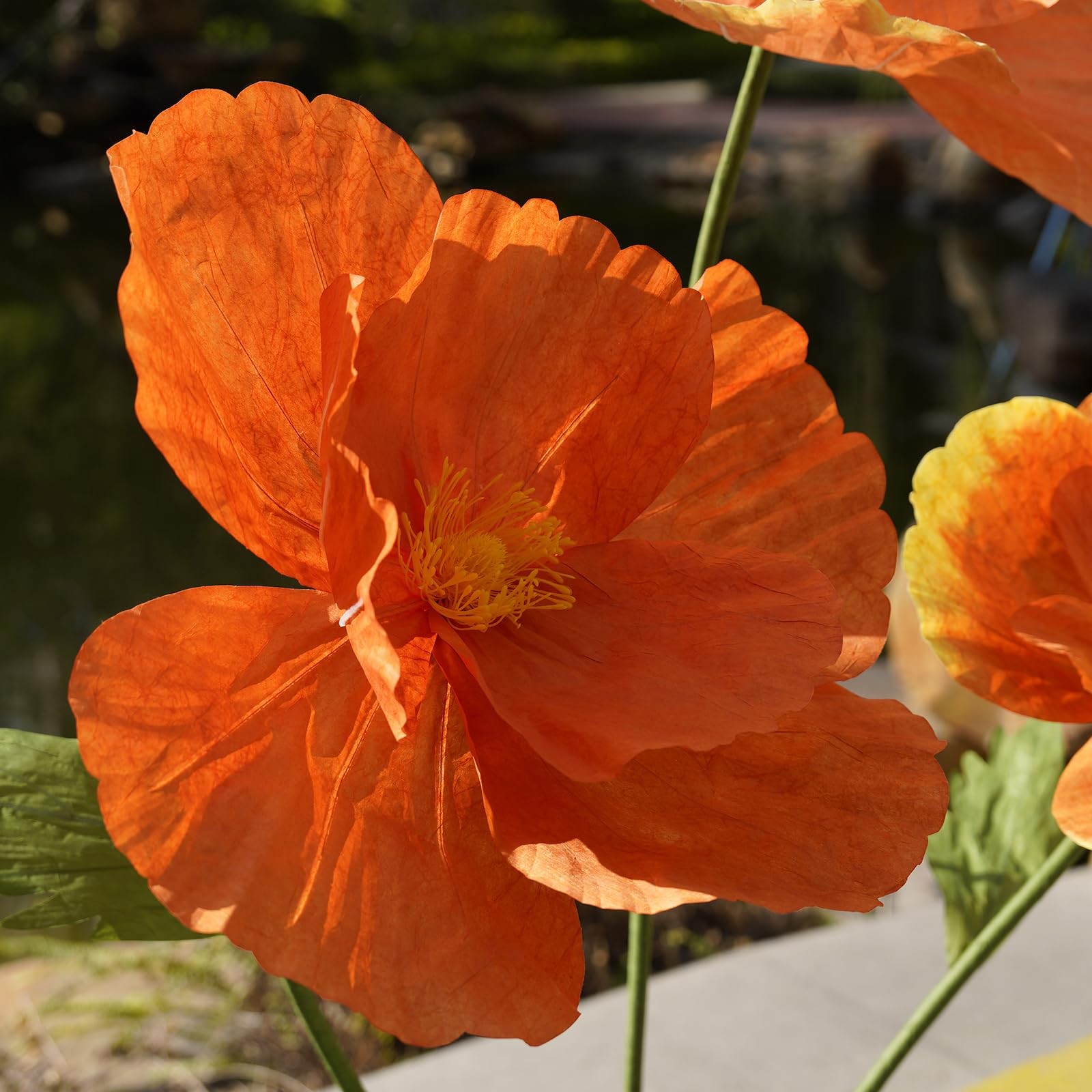 Giant Flowers,Oversized Artificial Flower with Gradient Petals,Large Floral D…