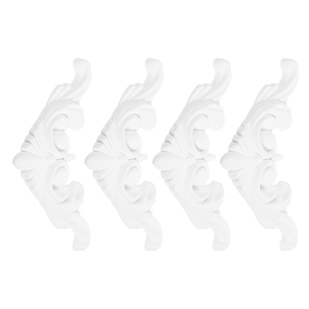 4pcs Vintage Ceiling Molding Corners, Decorative Ceiling Corners Panels for