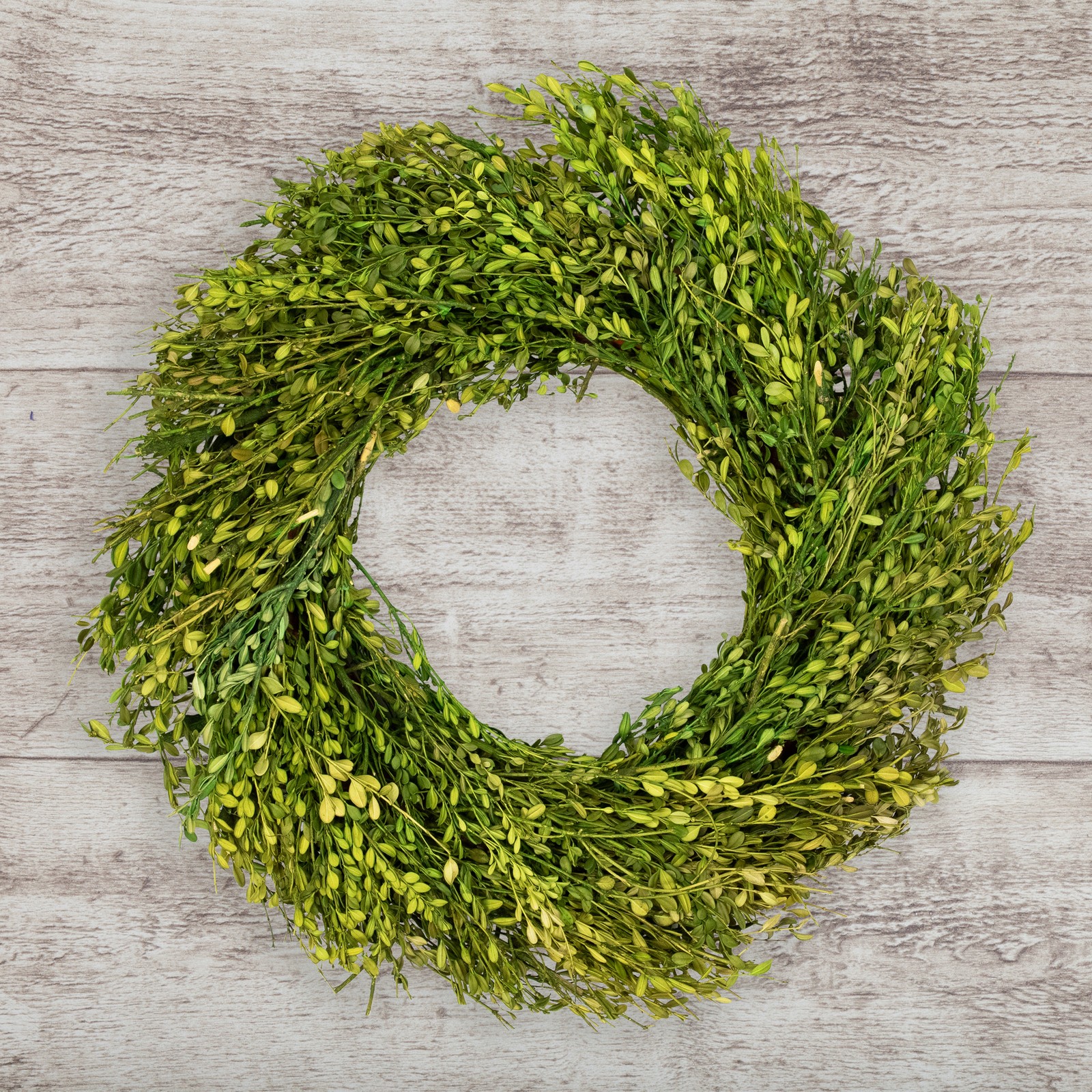 Green Foliage Artificial Spring Wreath – 20′ – Unlit