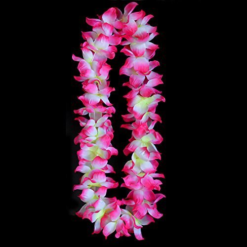 4 Pcs Pink Hawaiian Leis For Graduation Party Dance Party Photo Prop In Outdoors