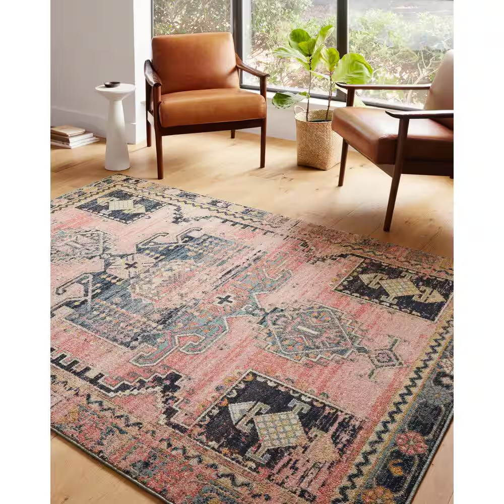 Jocelyn Rose/Rose 2 Ft. 3 In. X 4 Ft. Transitional 100% Polypropylene Pile Area