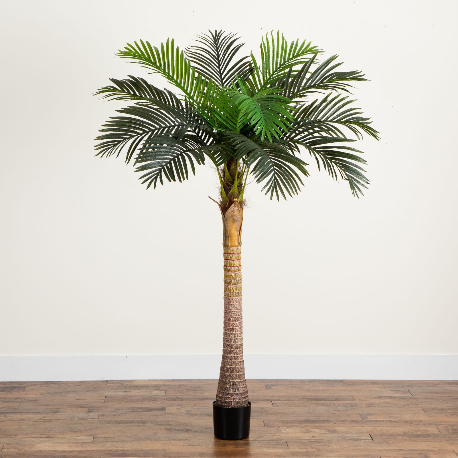 Nearly Natural 6ft Artificial Coconut Palm Tree in Green