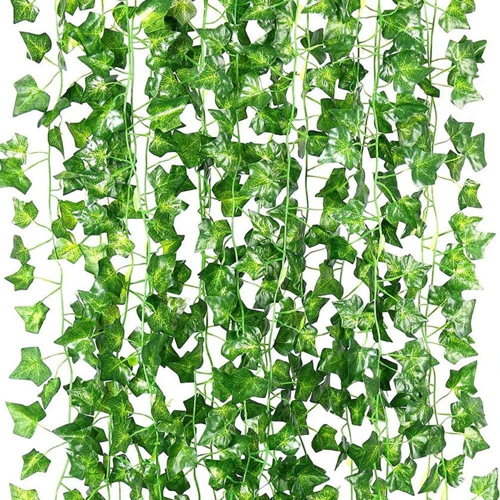 84 Feet Artificial Ivy Leaf Plants Fake Vine Hanging Garland Ivy/12 Strands