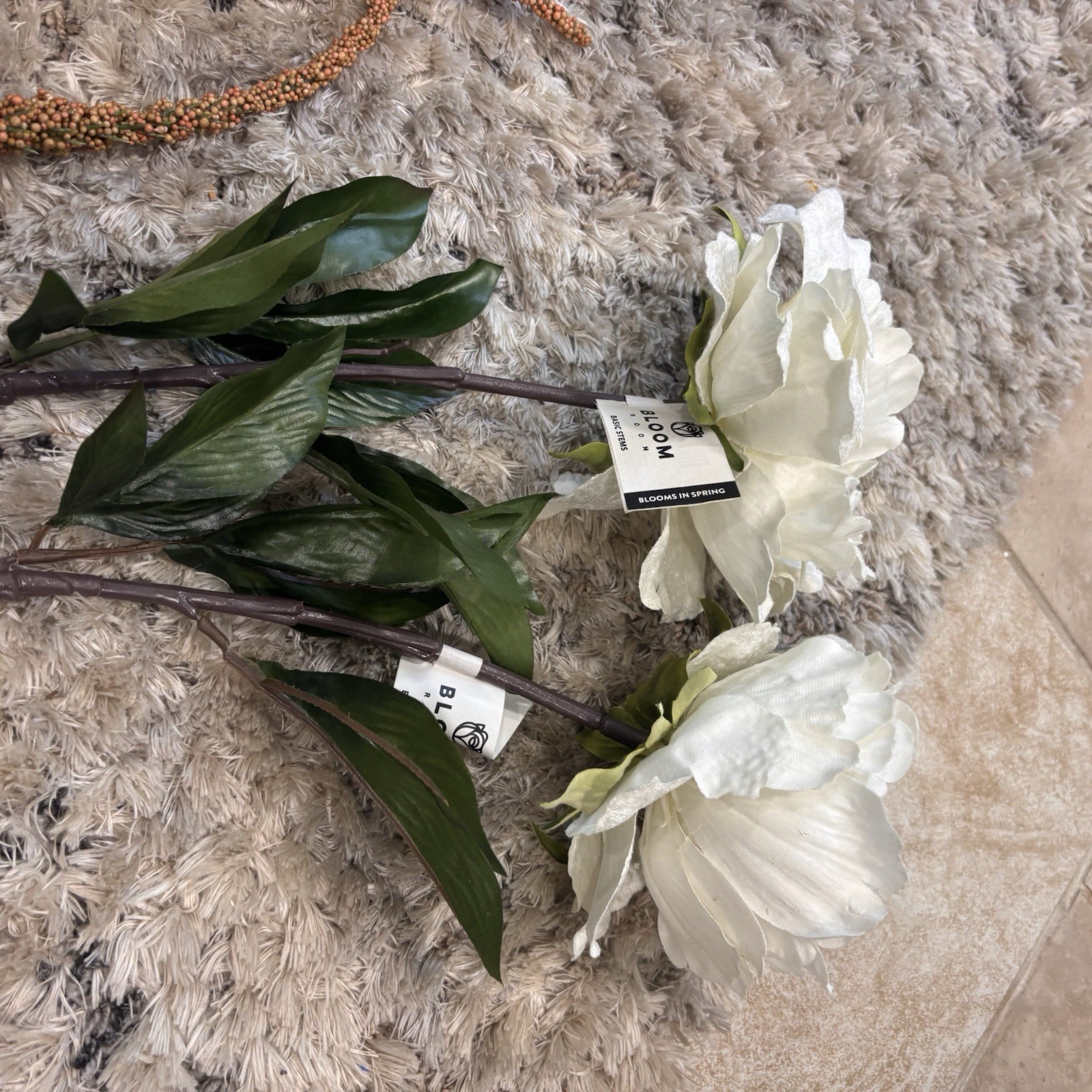 24pc Faux Floral Stem Lot Hydrangea Sunflower Eucalyptus Neutral Decor Bloom