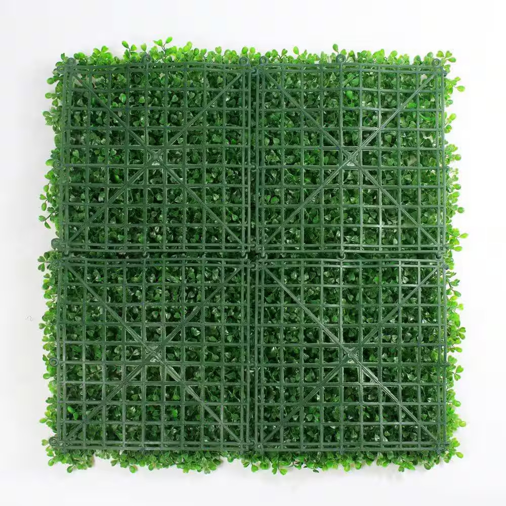 Gorgeous Home Artificial Boxwood Hedge Greenery Panels Dark Green 20 In. X 20 In
