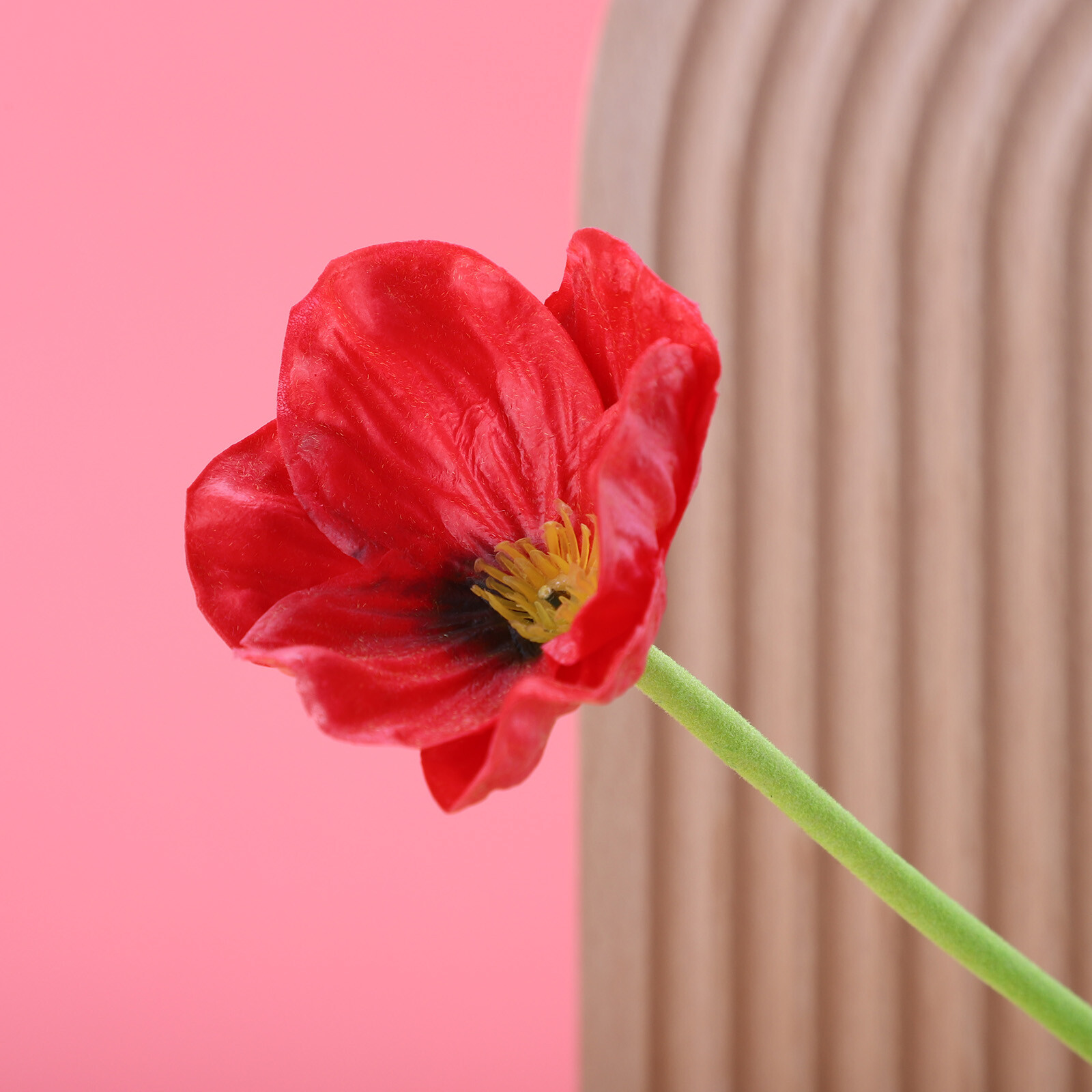 Artificial Poppy Silk Flowers Wedding Bouquet Desk Room Decor Ornaments Deco FFG