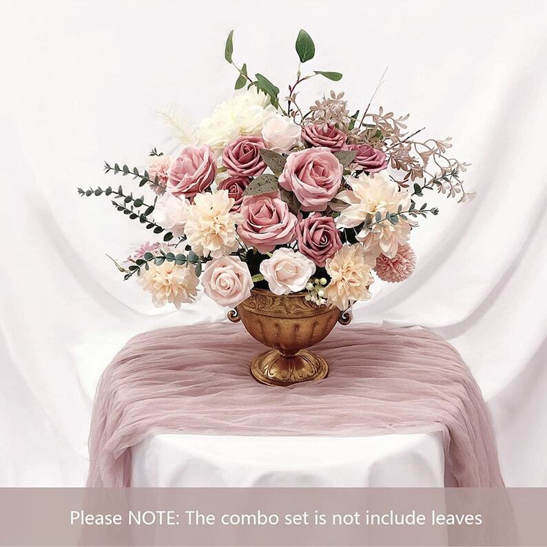 Faux Flower DIY Garland Kit Package Flower Arrangement Faux Wedding Bouquet