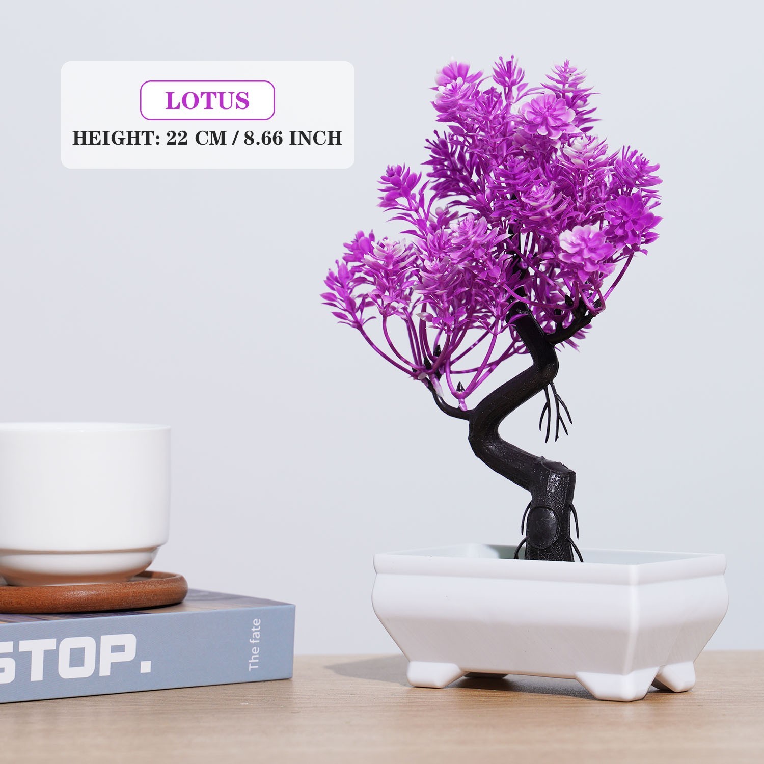 Artificial Plants Bonsai Small Tree Simulation Pot Plants Fake Flowers Table