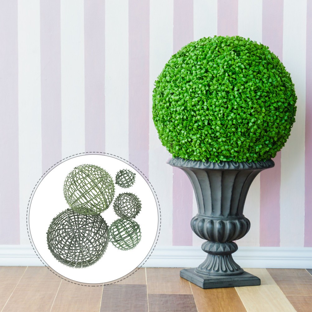 5 Pcs Flower Arrangement Ball Inner Liner Plant Support Frame Cage