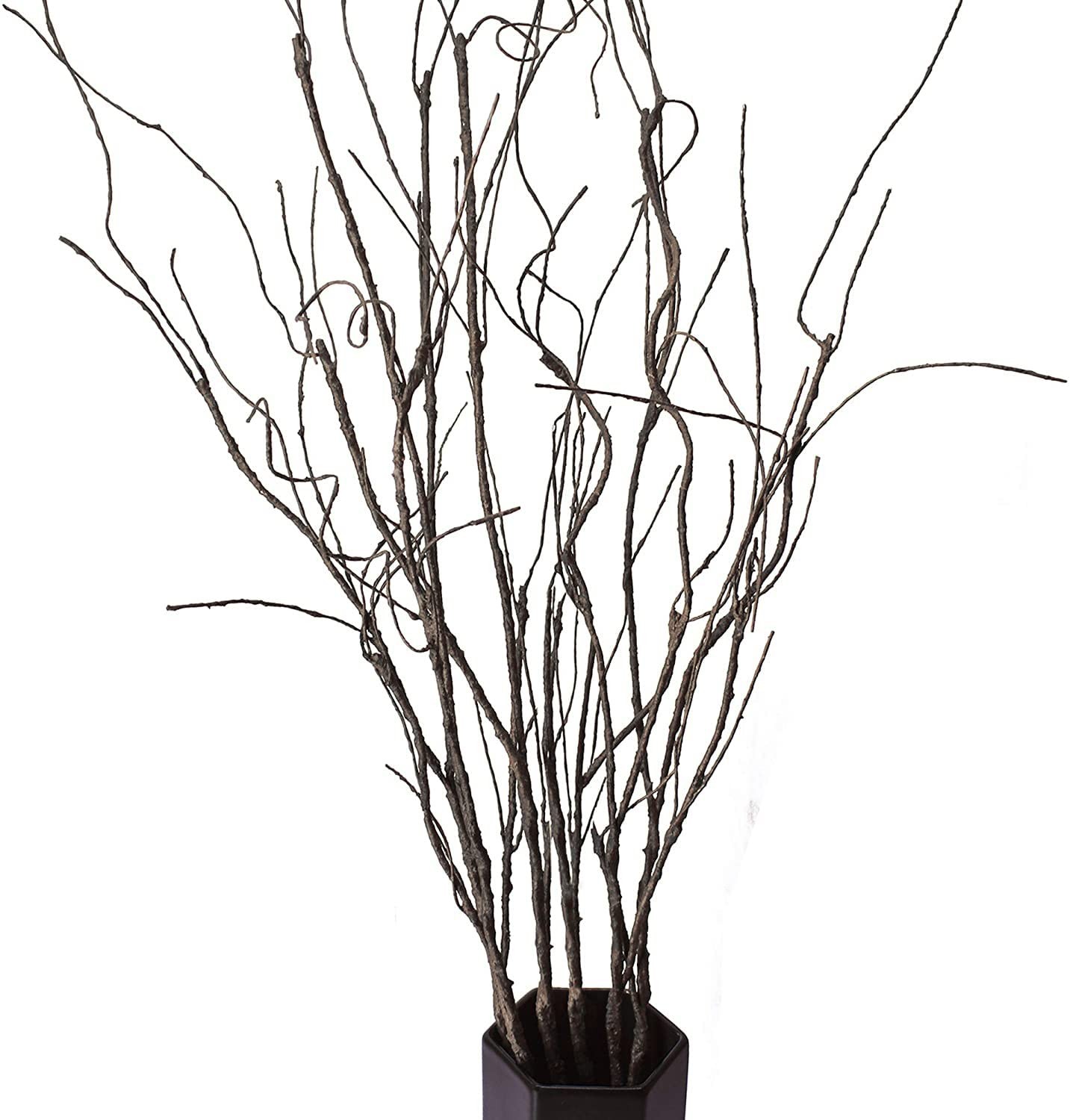 5PCS Artificial Curly Willow Branches, Decorative Dry Twigs, 30.7 Inches Fake…