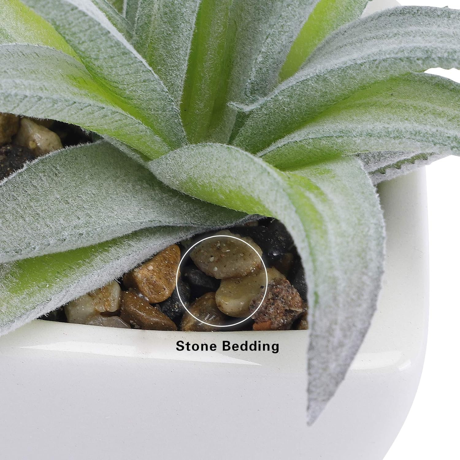 5Pcs Artificial Succulent Plants, Small Fake Desk Plants Mini Succulents Indoor