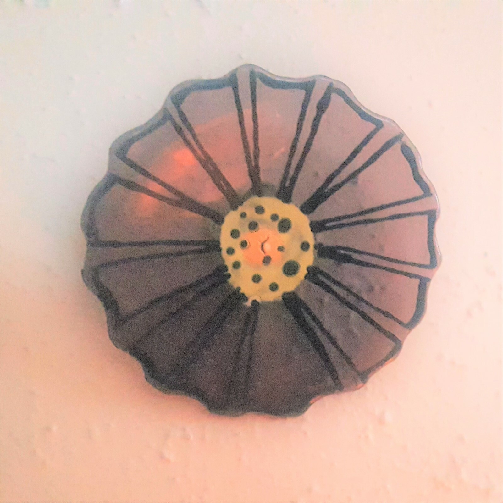 3 3/4″ Forever Flowers with Hangers – Handcrafted with Fused Glass