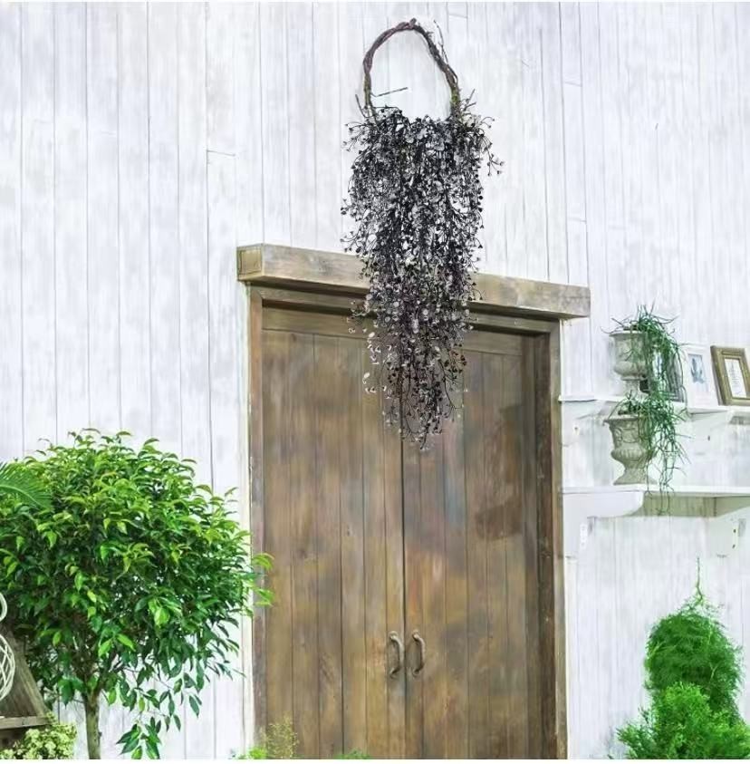 4PCS Decorative Flowers Vine Hanging Artificial Plants Hanging Plant