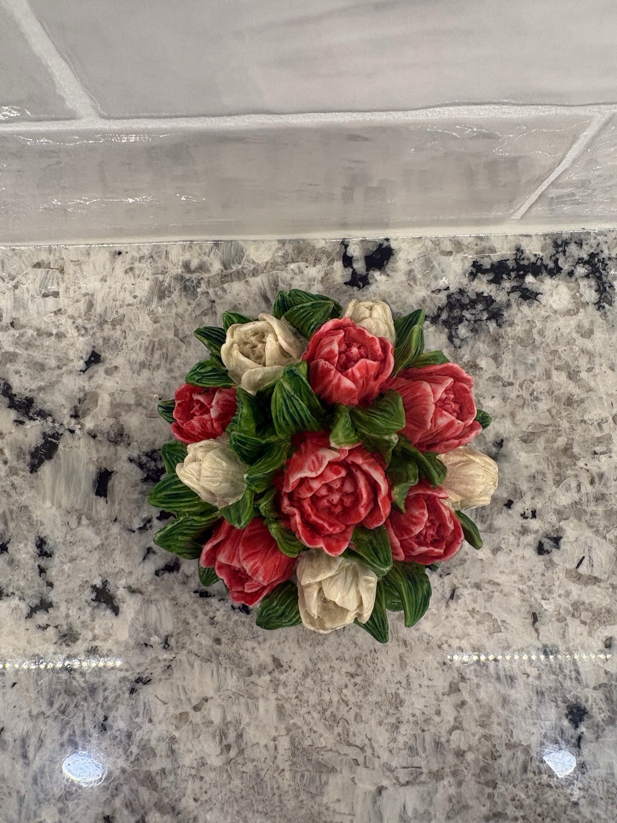 ceramic tulip votive topper from the Fitz Floyd “Forever in Bloom” collection