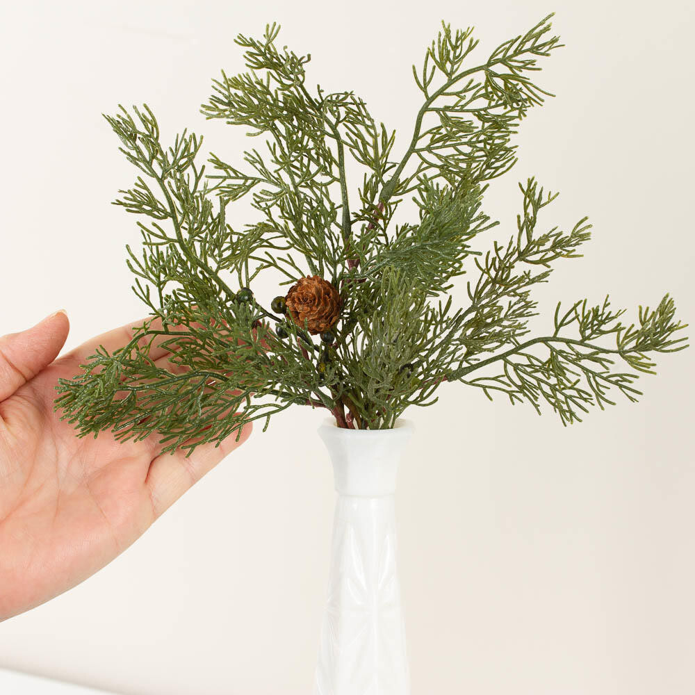 Set of 6 Artificial 12″ Cedar Juniper Floral Picks