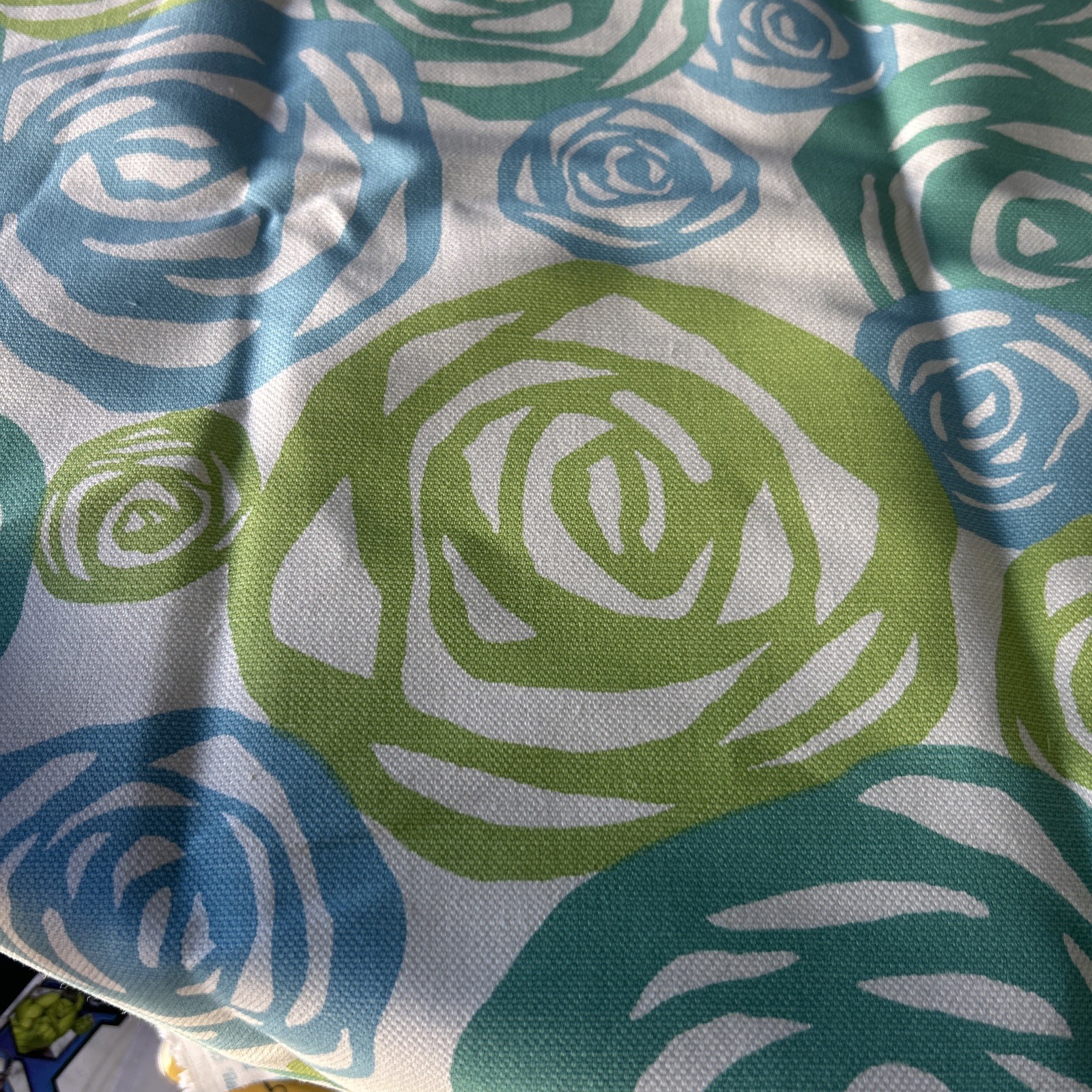 Maine Cottage Really Rosie Vintage Green/Teal /Blue Floral Fabric