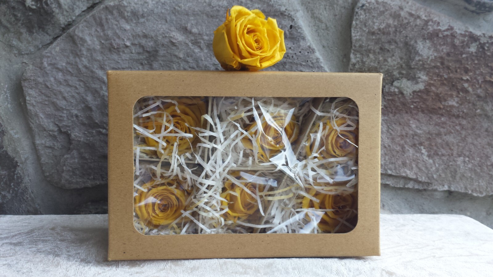 12 Yellow Rose Heads Flowers Silk Soft Artificial Fake DIY Craft Brand New